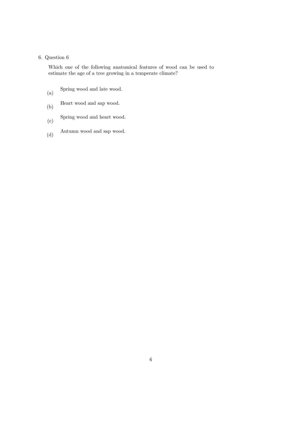 IISER Aptitude Test 2023 English Question Paper - Page 6
