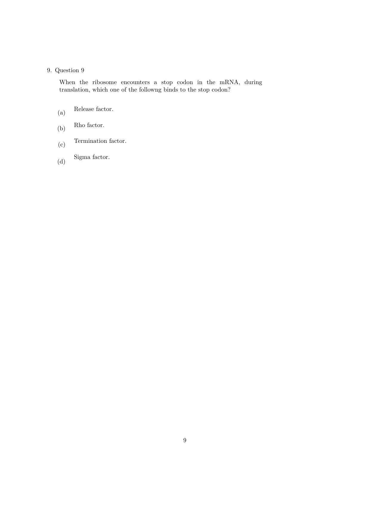IISER Aptitude Test 2023 English Question Paper - Page 9