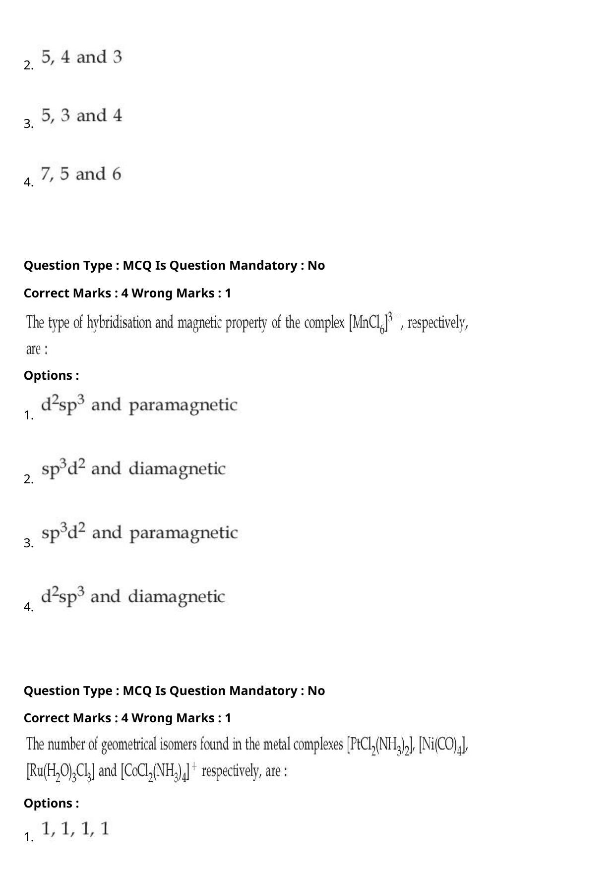 JEE Mains 2021: BTech (Shift 1) 27-07-2021 Question Paper - Page 28