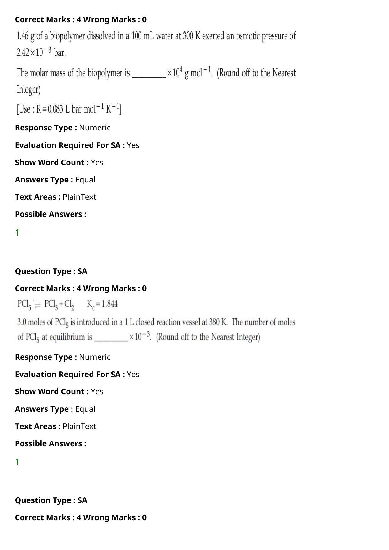JEE Mains 2021: BTech (Shift 1) 27-07-2021 Question Paper - Page 38