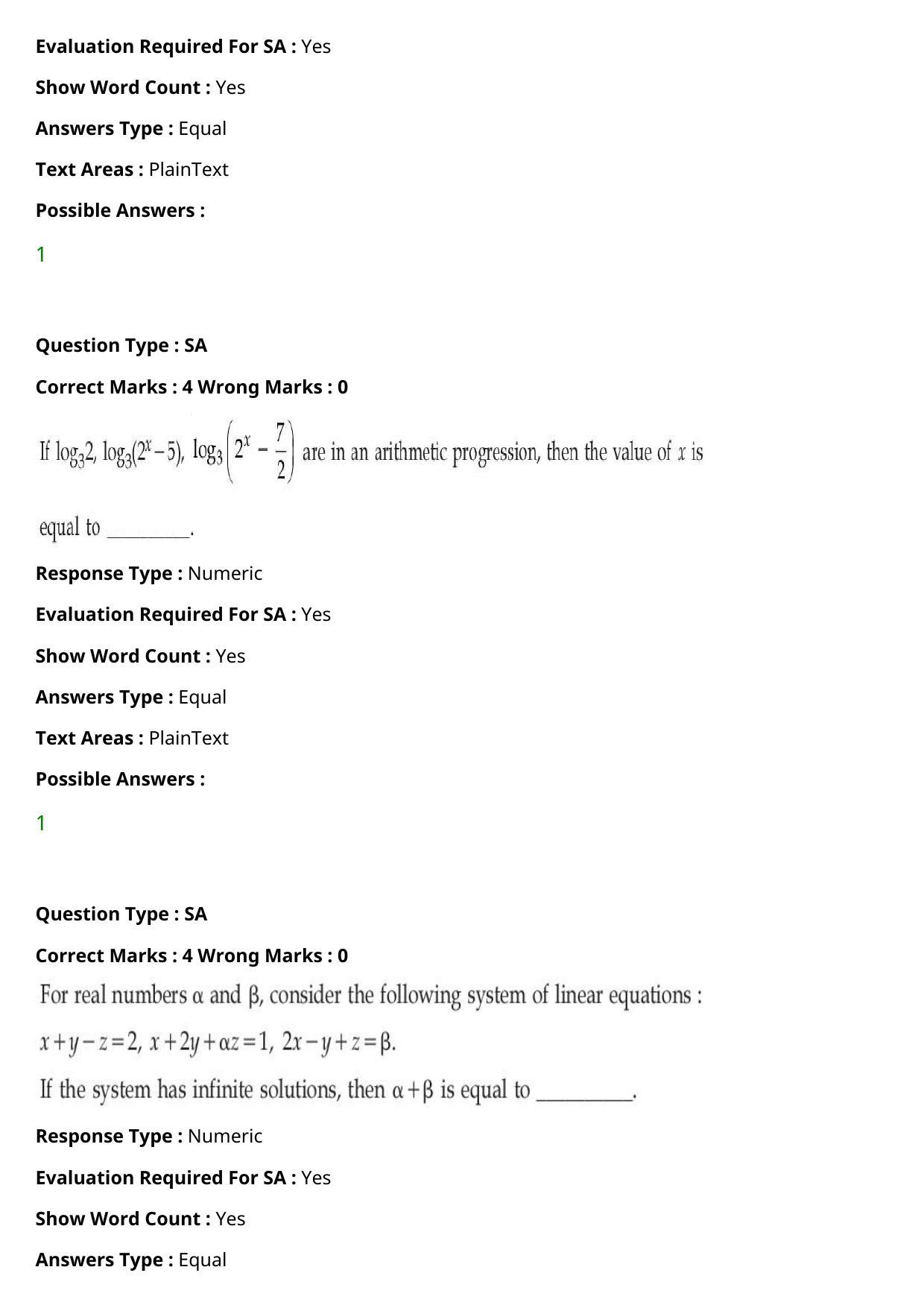JEE Mains 2021: BTech (Shift 1) 27-07-2021 Question Paper - Page 57