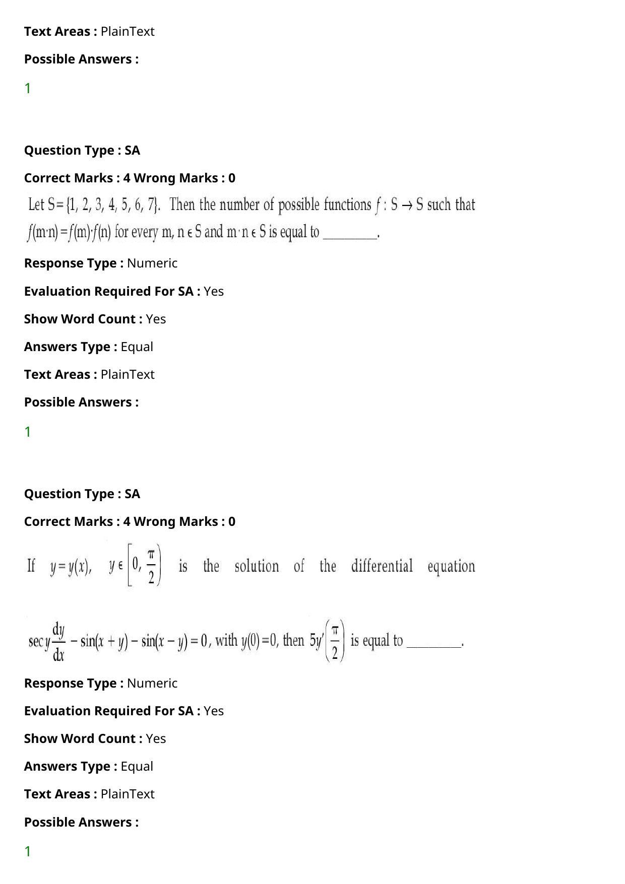 JEE Mains 2021: BTech (Shift 1) 27-07-2021 Question Paper - Page 58