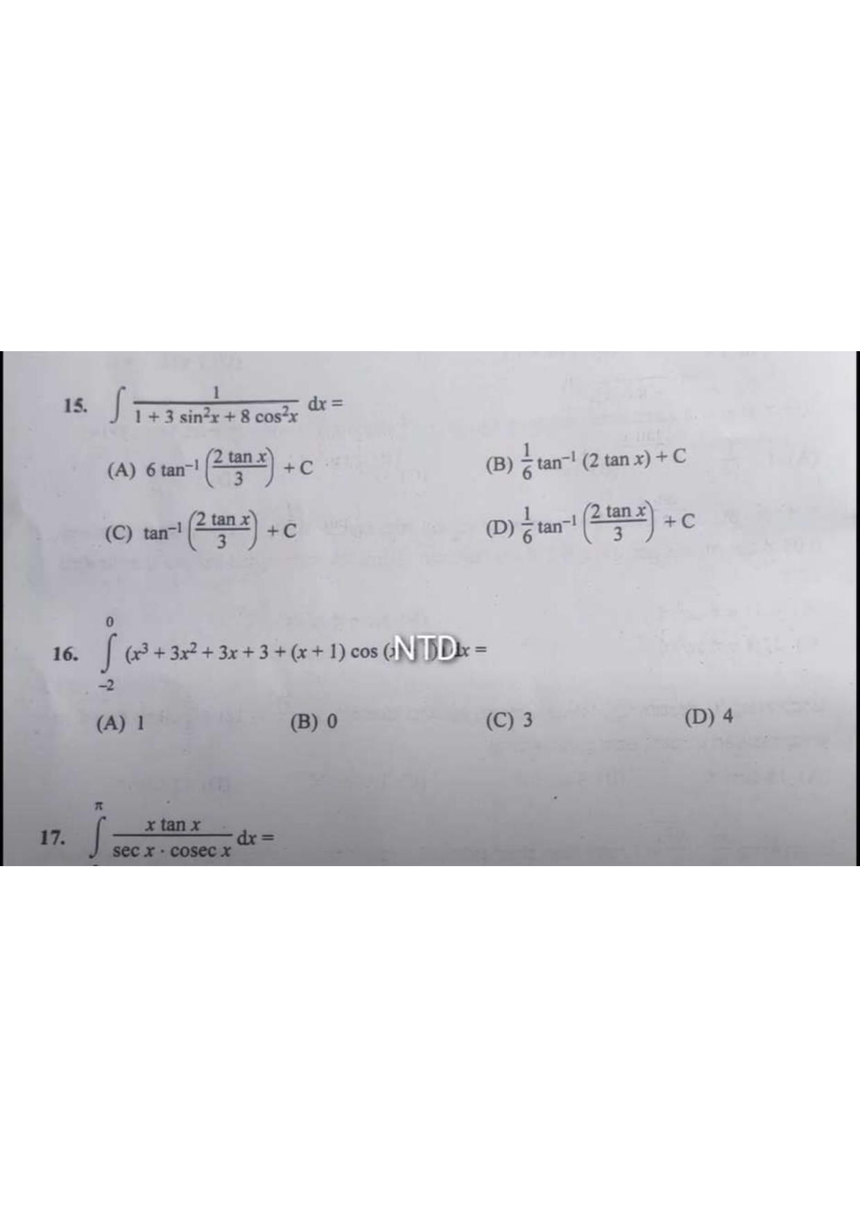 KCET 2023 Mathematics Set A-4 Question Paper - Page 6