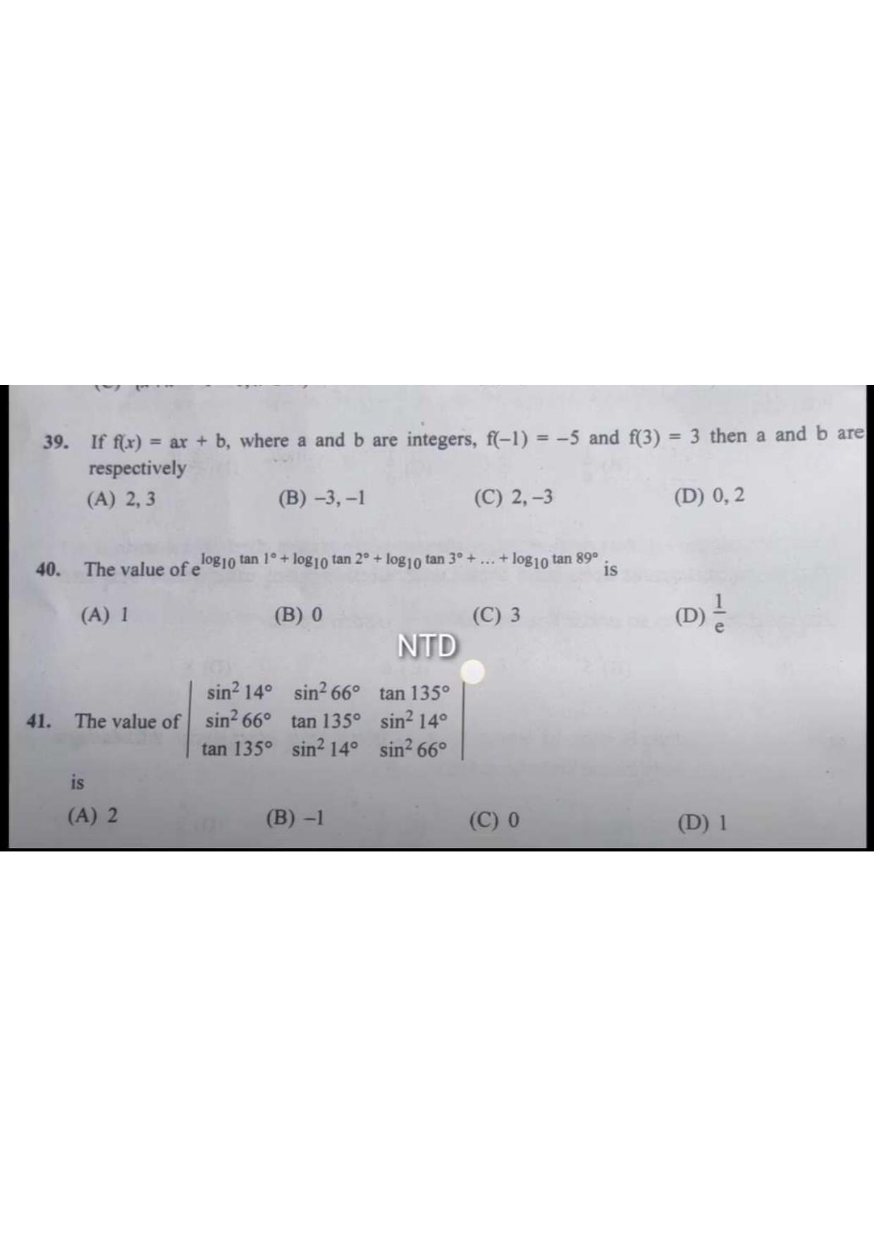 KCET 2023 Mathematics Set A-4 Question Paper - Page 13