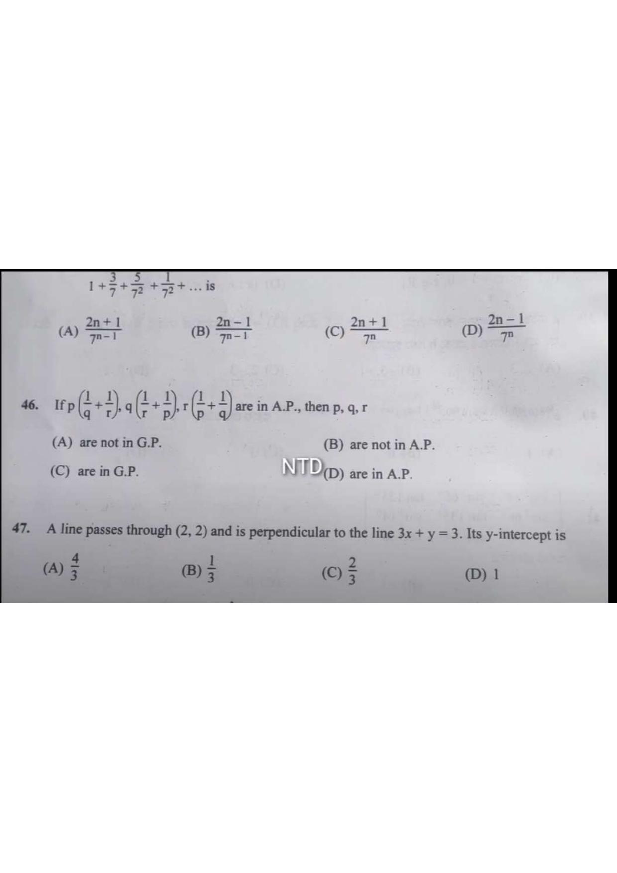 KCET 2023 Mathematics Set A-4 Question Paper - Page 15