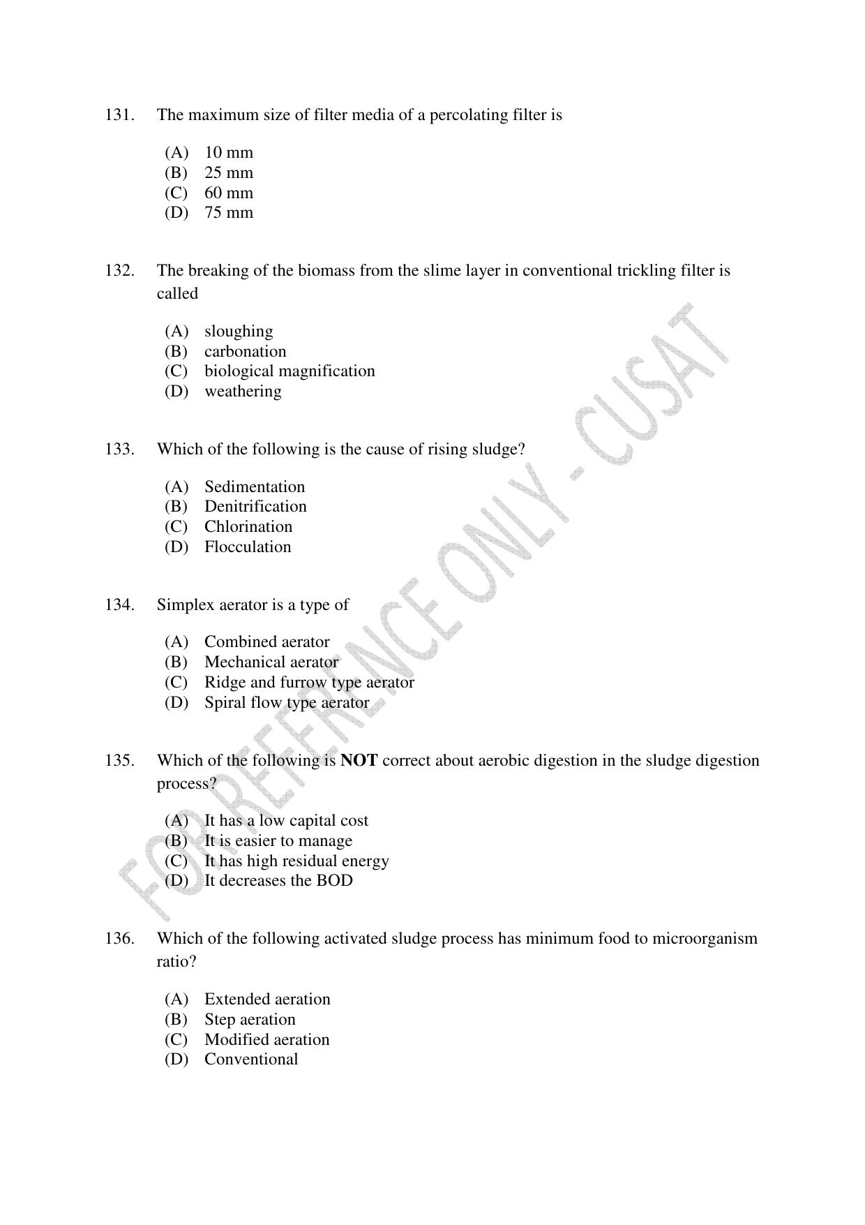 CUSAT CAT 2023 ENGINEERING SCIENCE Question Paper - Page 24