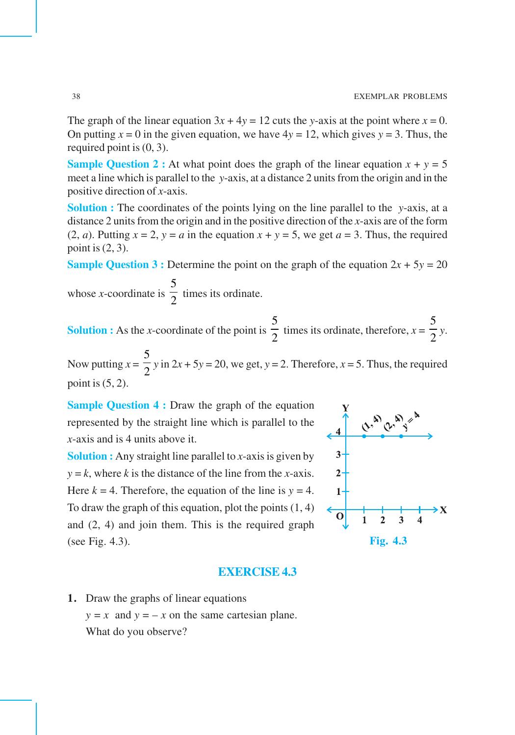 CBSE Worksheets for Class 9 Mathematics Linear Equations in Two Variables Assignment 5 - Page 6