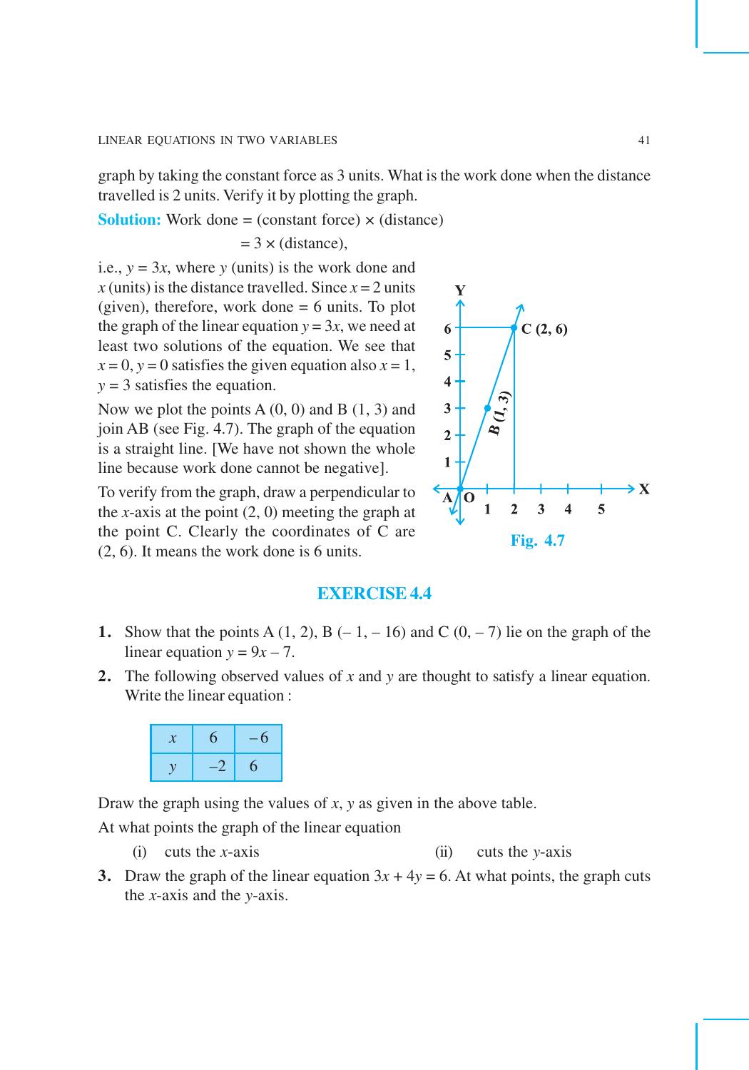 CBSE Worksheets for Class 9 Mathematics Linear Equations in Two Variables Assignment 5 - Page 9