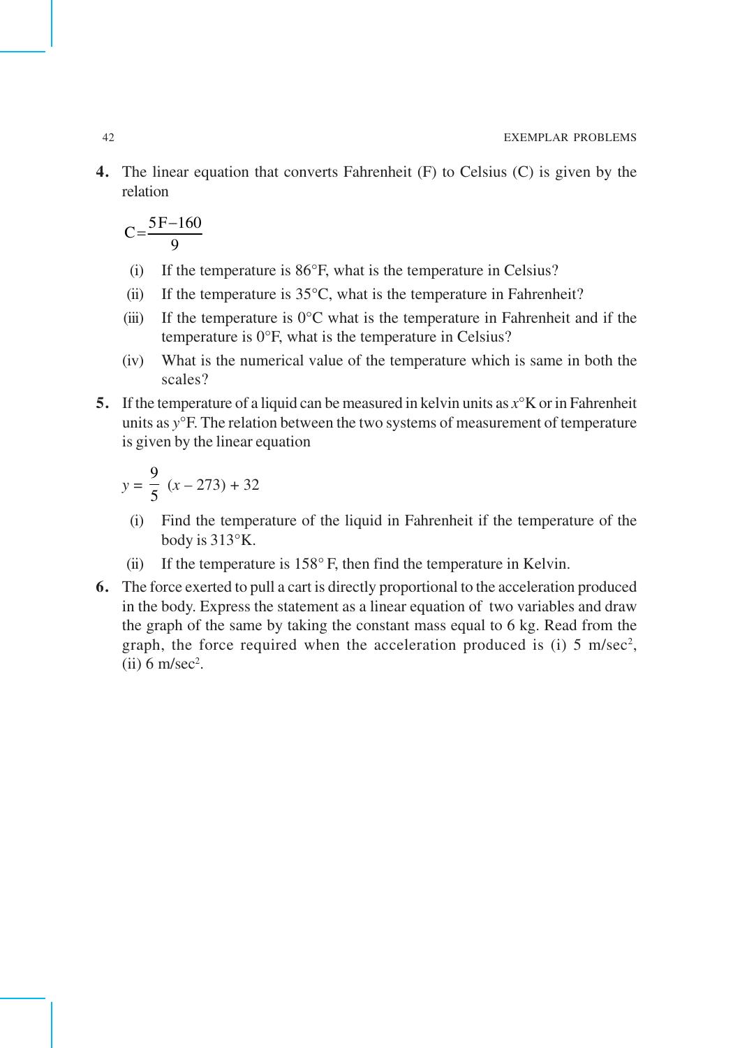 CBSE Worksheets for Class 9 Mathematics Linear Equations in Two Variables Assignment 5 - Page 10