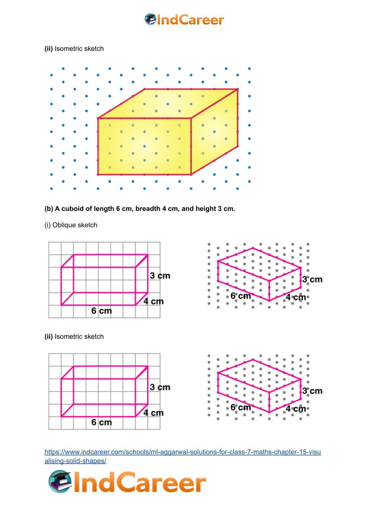 ML Aggarwal Solutions for Class 7 Maths Chapter 15- Visualising Solid Shapes - Page 16
