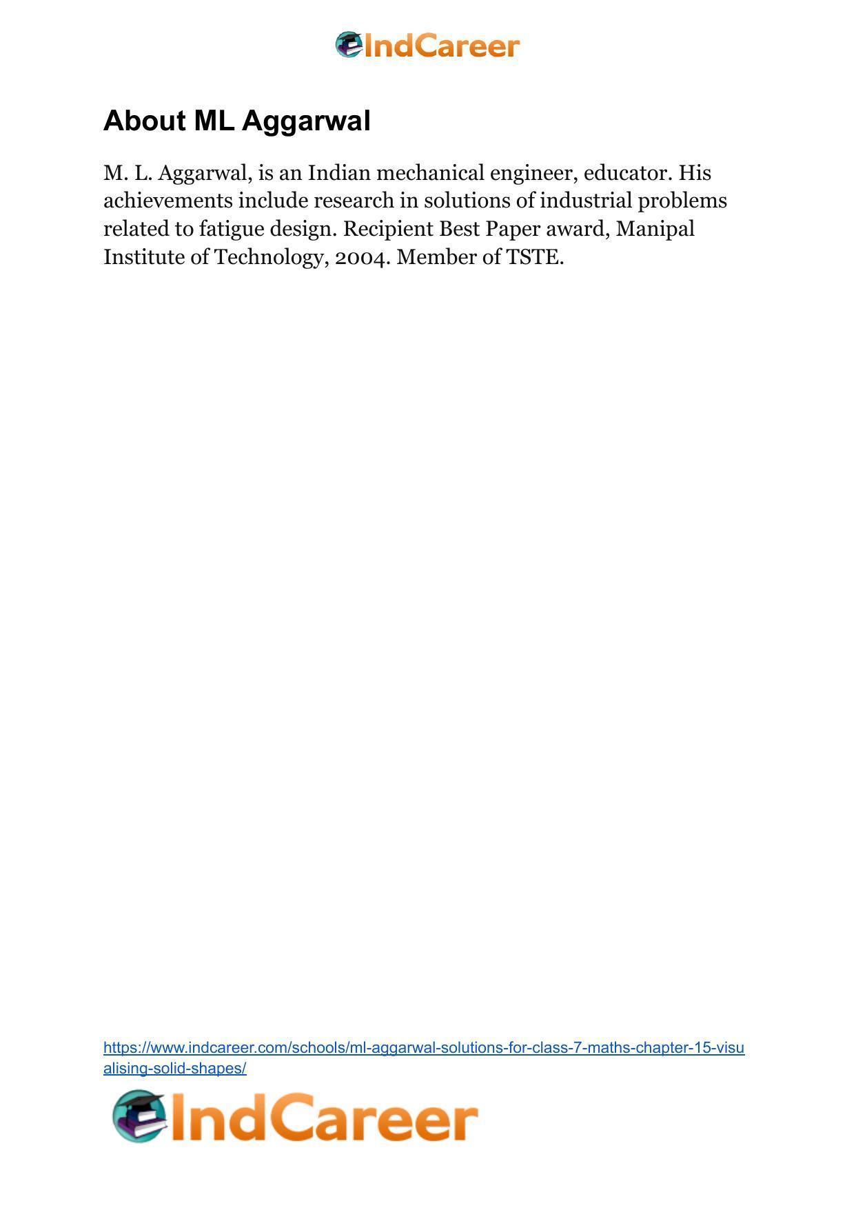 ML Aggarwal Solutions for Class 7 Maths Chapter 15- Visualising Solid Shapes - Page 19