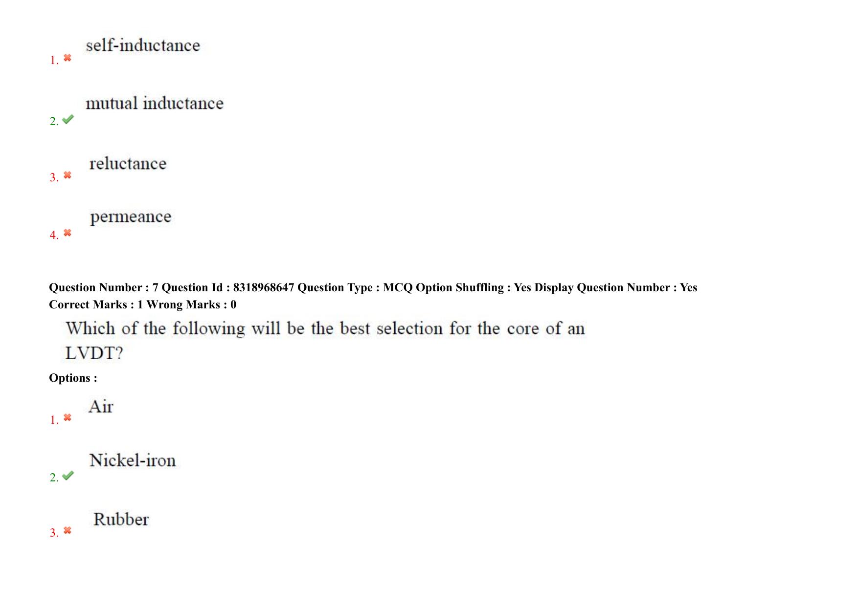 AP PGCET 2025 Instrumentation Paper with Answer Key - Page 6