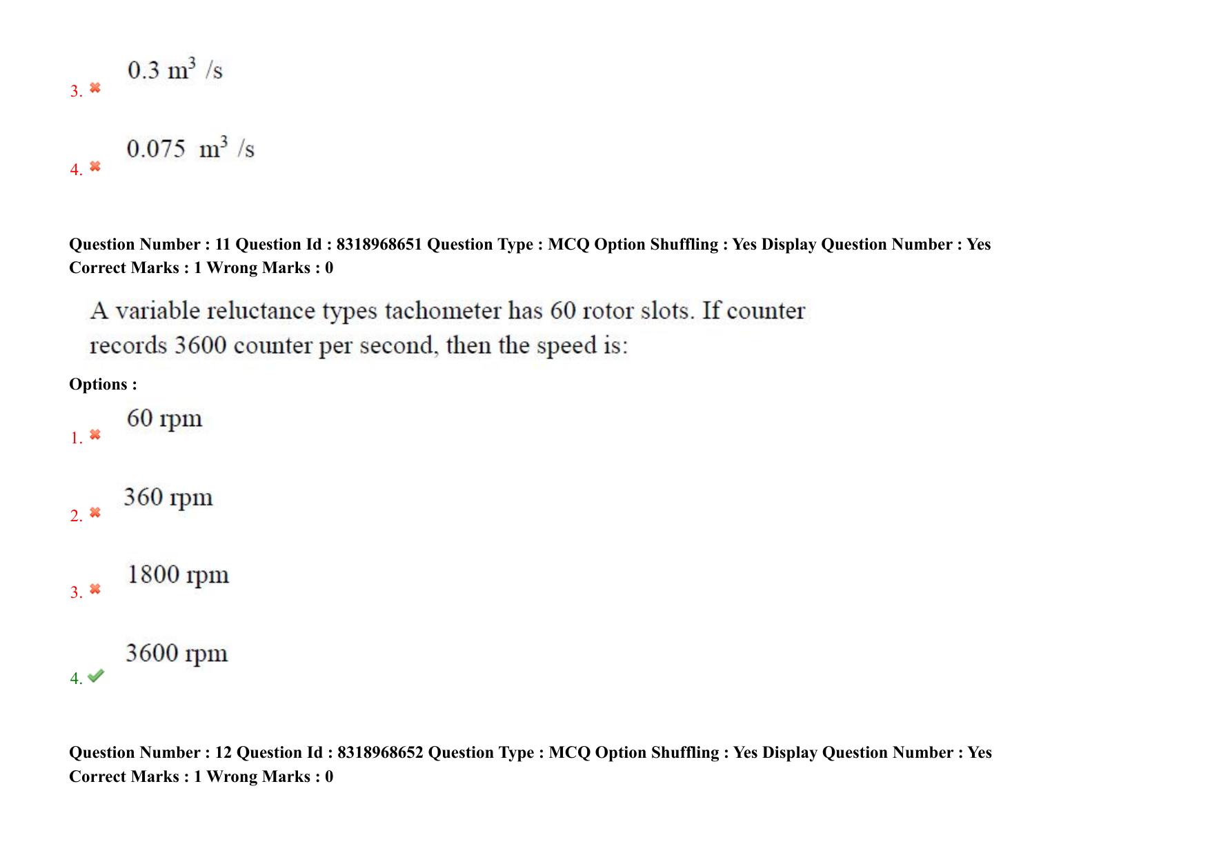 AP PGCET 2025 Instrumentation Paper with Answer Key - Page 9