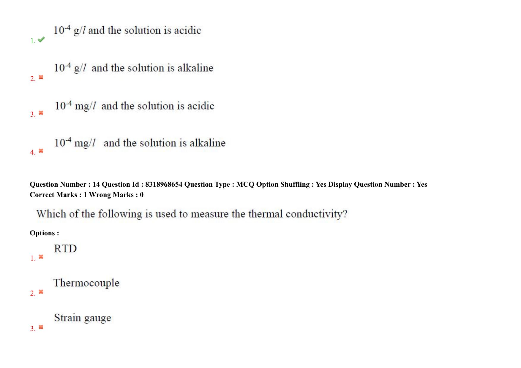 AP PGCET 2025 Instrumentation Paper with Answer Key - Page 11
