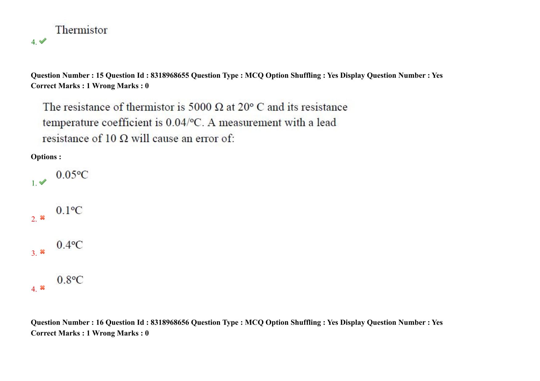 AP PGCET 2025 Instrumentation Paper with Answer Key - Page 12