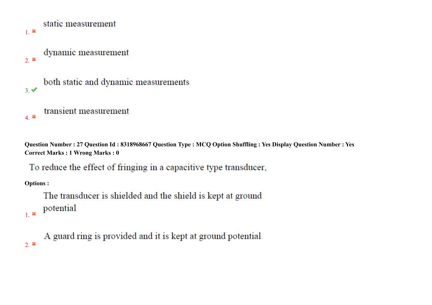 AP PGCET 2025 Instrumentation Paper with Answer Key - Page 22