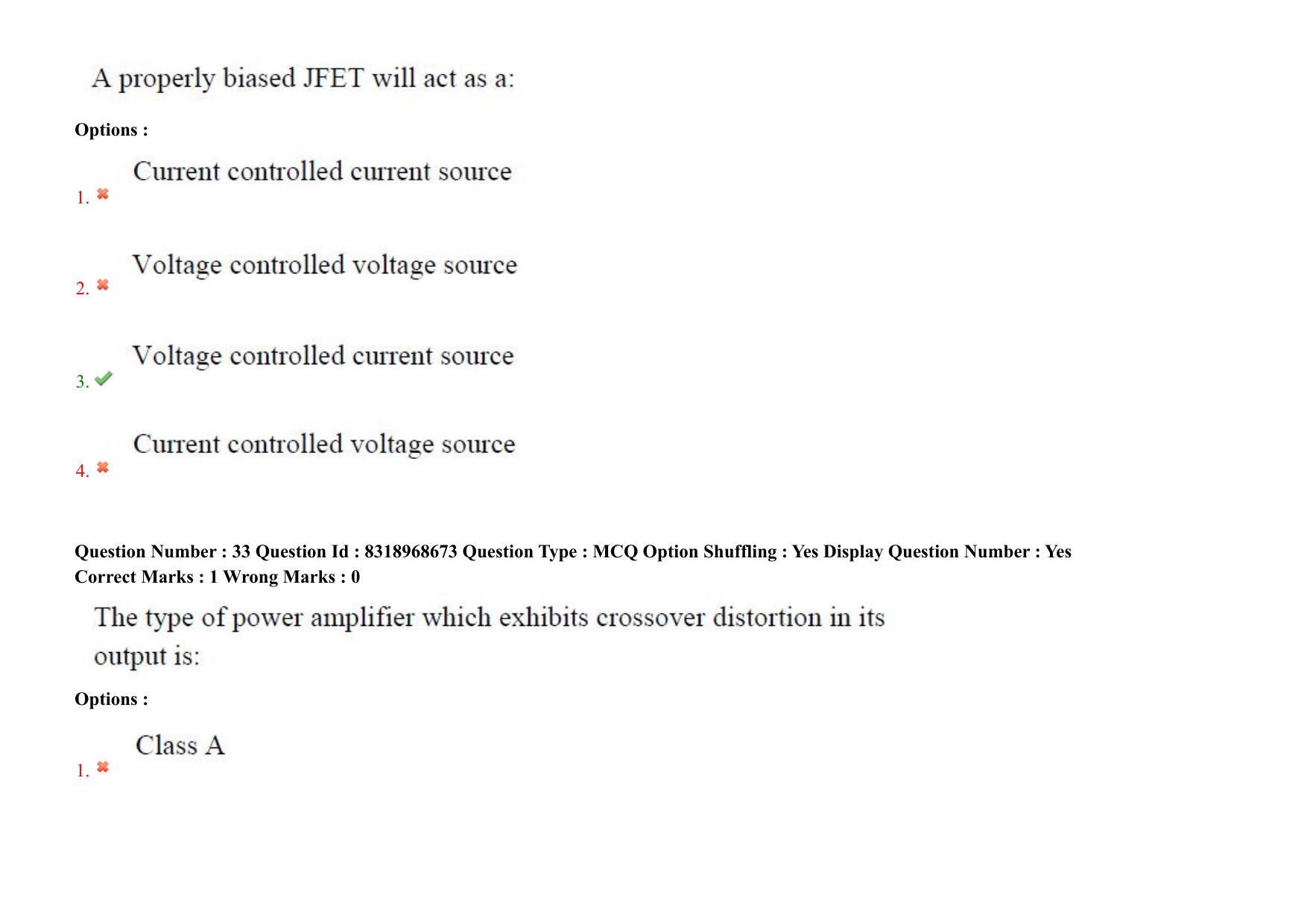AP PGCET 2025 Instrumentation Paper with Answer Key - Page 26