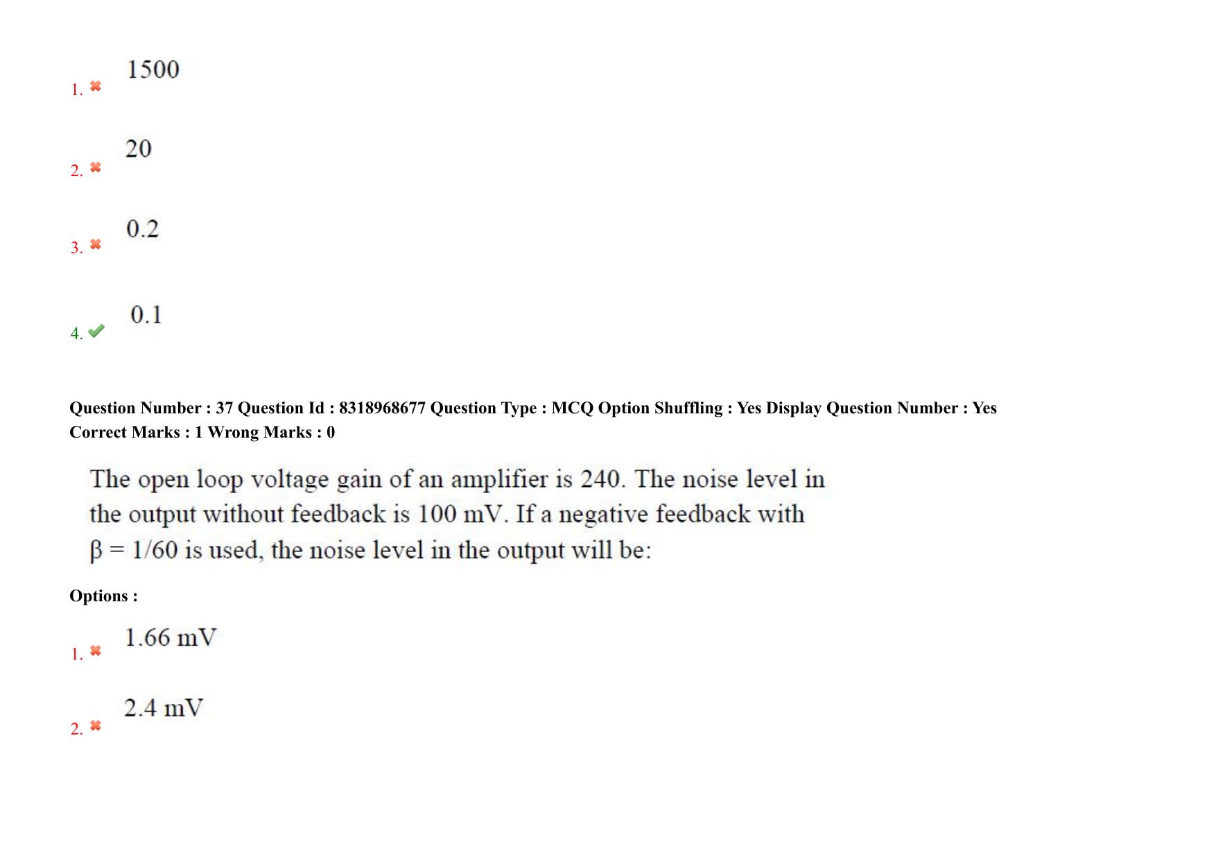 AP PGCET 2025 Instrumentation Paper with Answer Key - Page 29