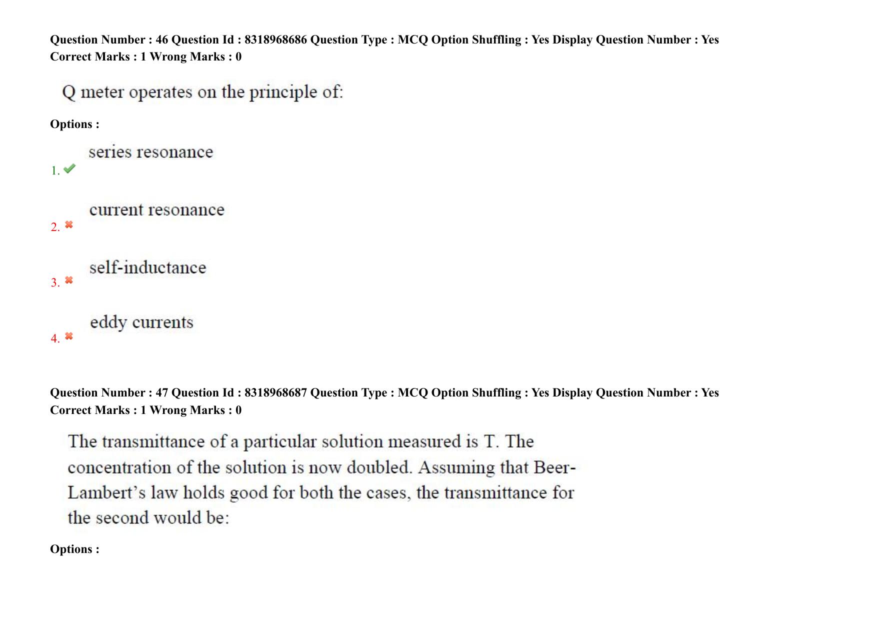 AP PGCET 2025 Instrumentation Paper with Answer Key - Page 36