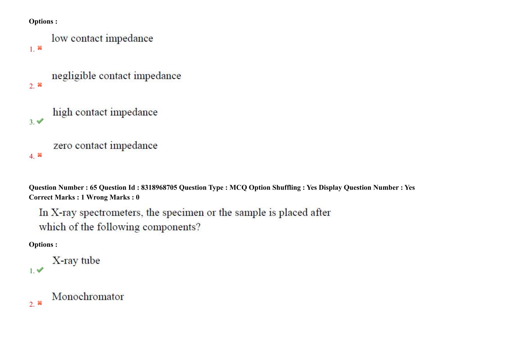 AP PGCET 2025 Instrumentation Paper with Answer Key - Page 49