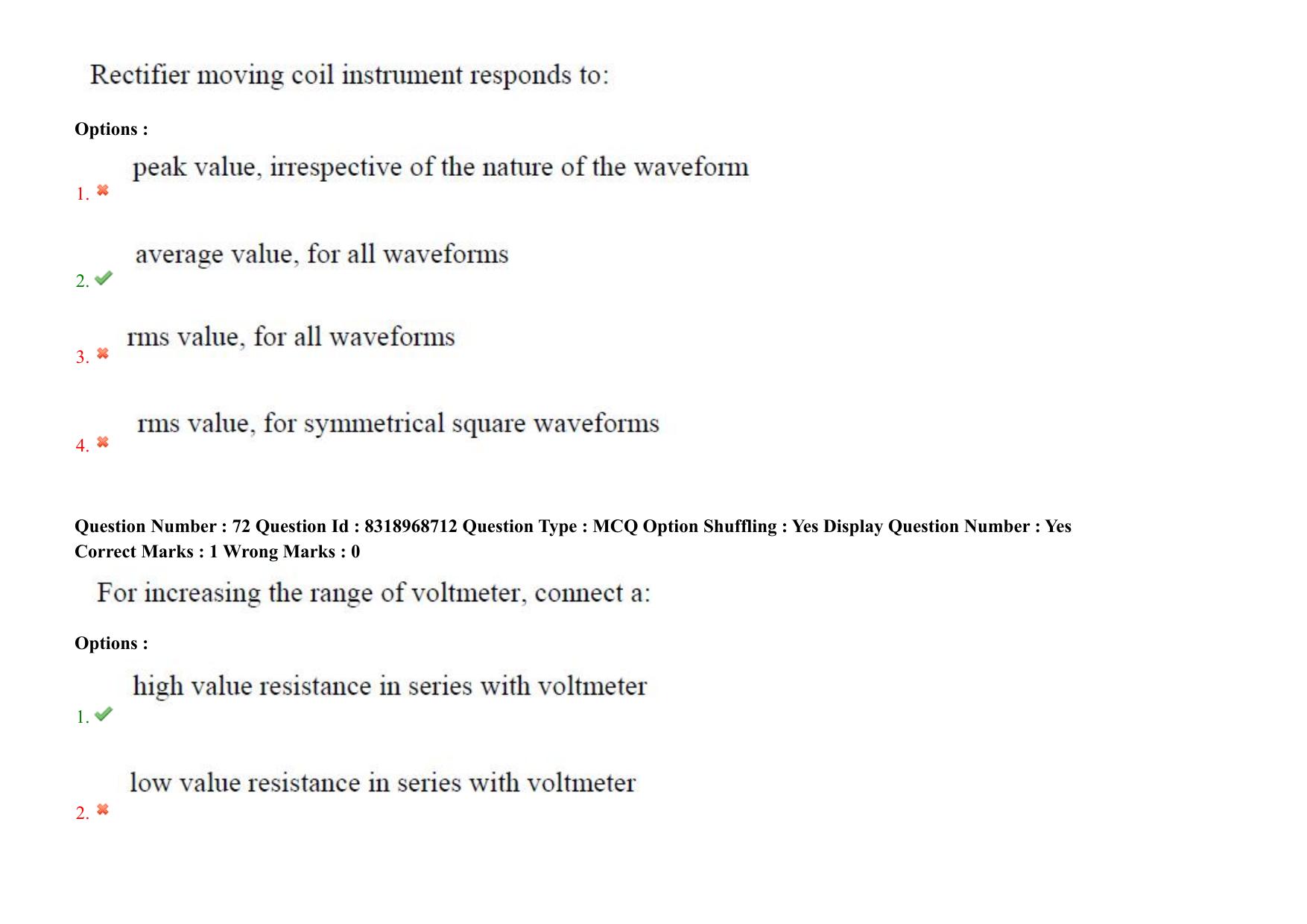 AP PGCET 2025 Instrumentation Paper with Answer Key - Page 54