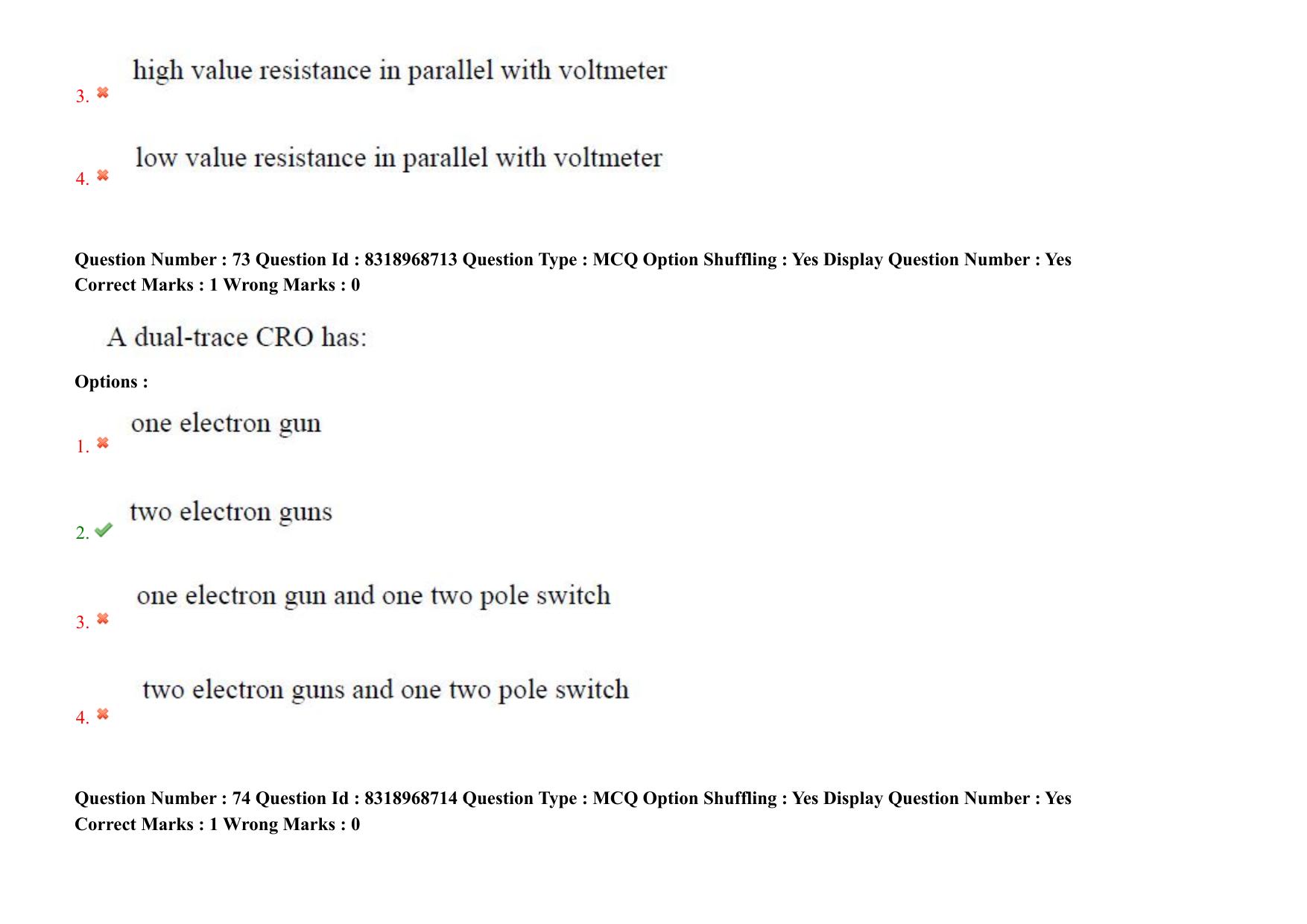 AP PGCET 2025 Instrumentation Paper with Answer Key - Page 55