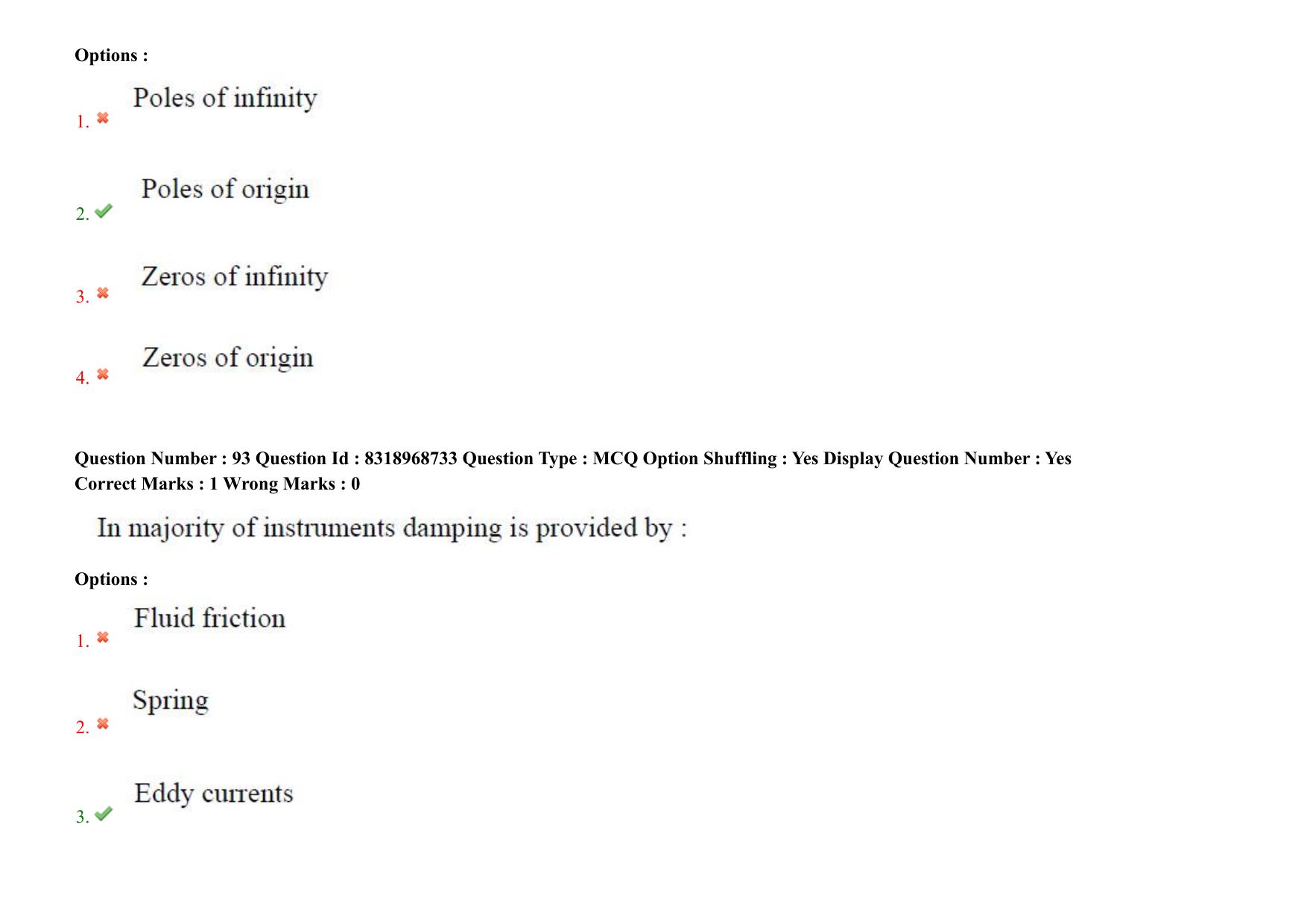 AP PGCET 2025 Instrumentation Paper with Answer Key - Page 70
