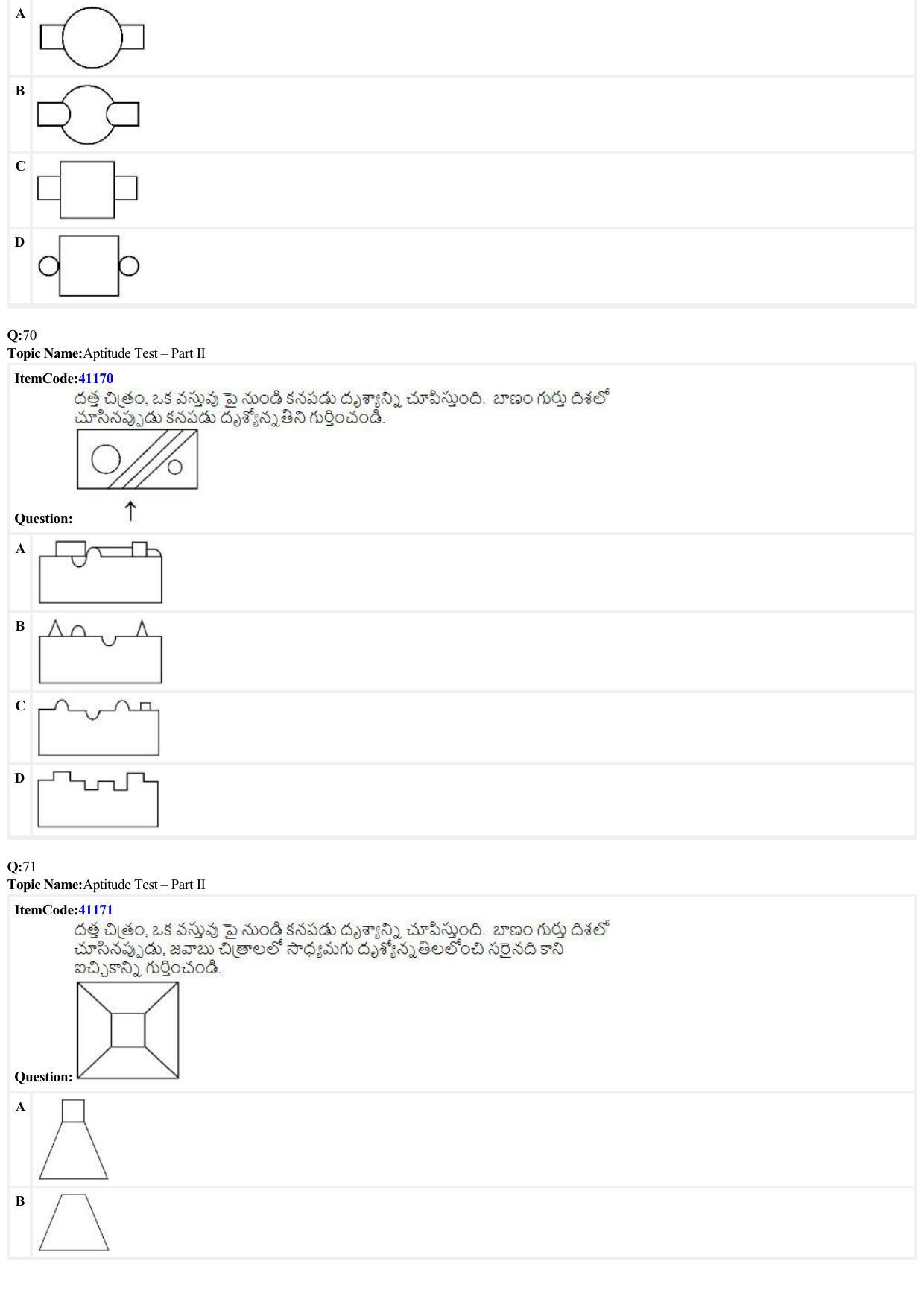JEE Mains 2022: B Arch & B Planning Telugu (Shift 2) 29-06-2022 Question Paper - Page 20