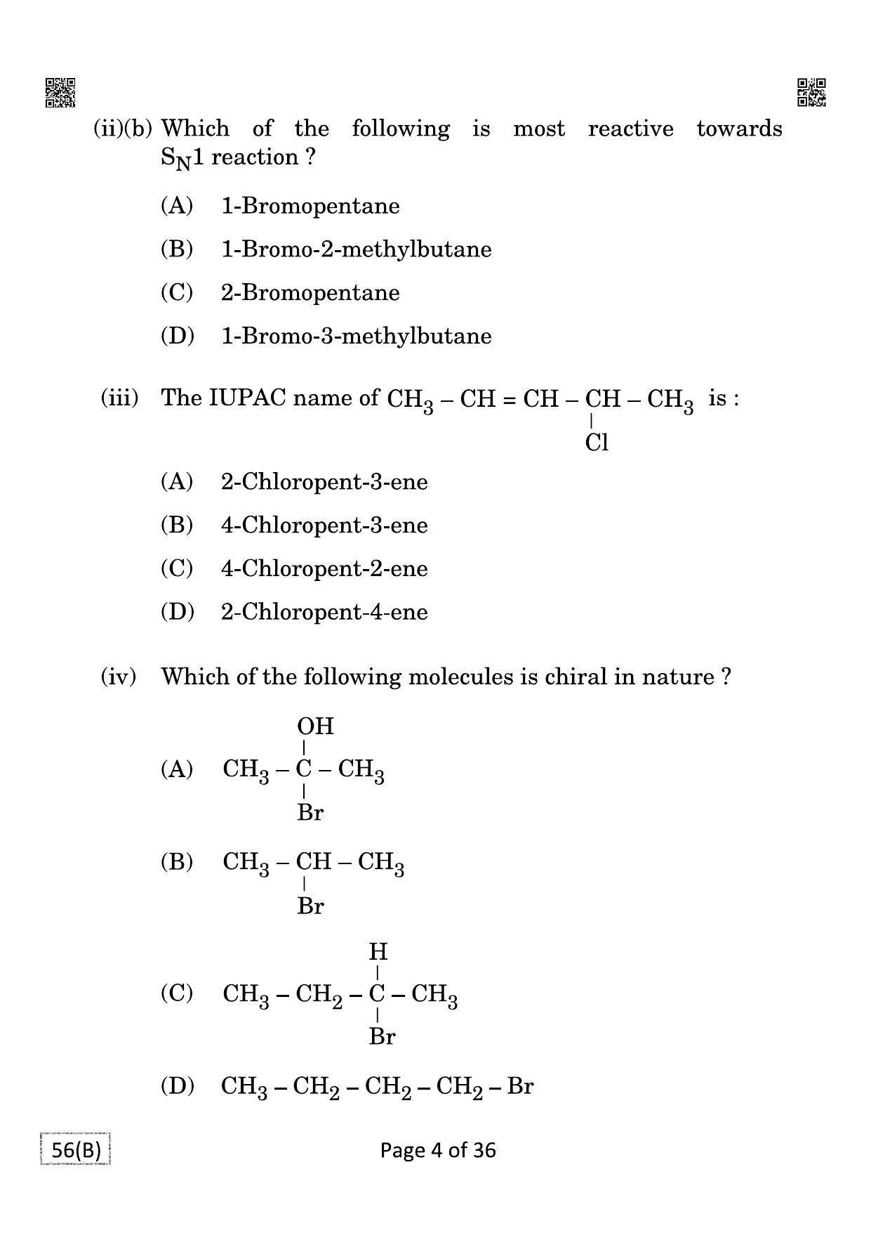 CBSE Class 12 QP_043_CHEMISTRY_FOR_BLIND_CANDIDATES 2021 Compartment Question Paper - Page 4