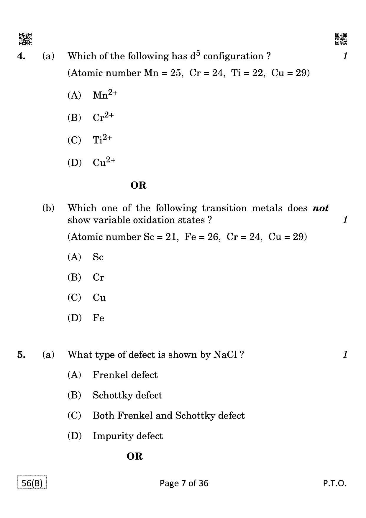 CBSE Class 12 QP_043_CHEMISTRY_FOR_BLIND_CANDIDATES 2021 Compartment Question Paper - Page 7