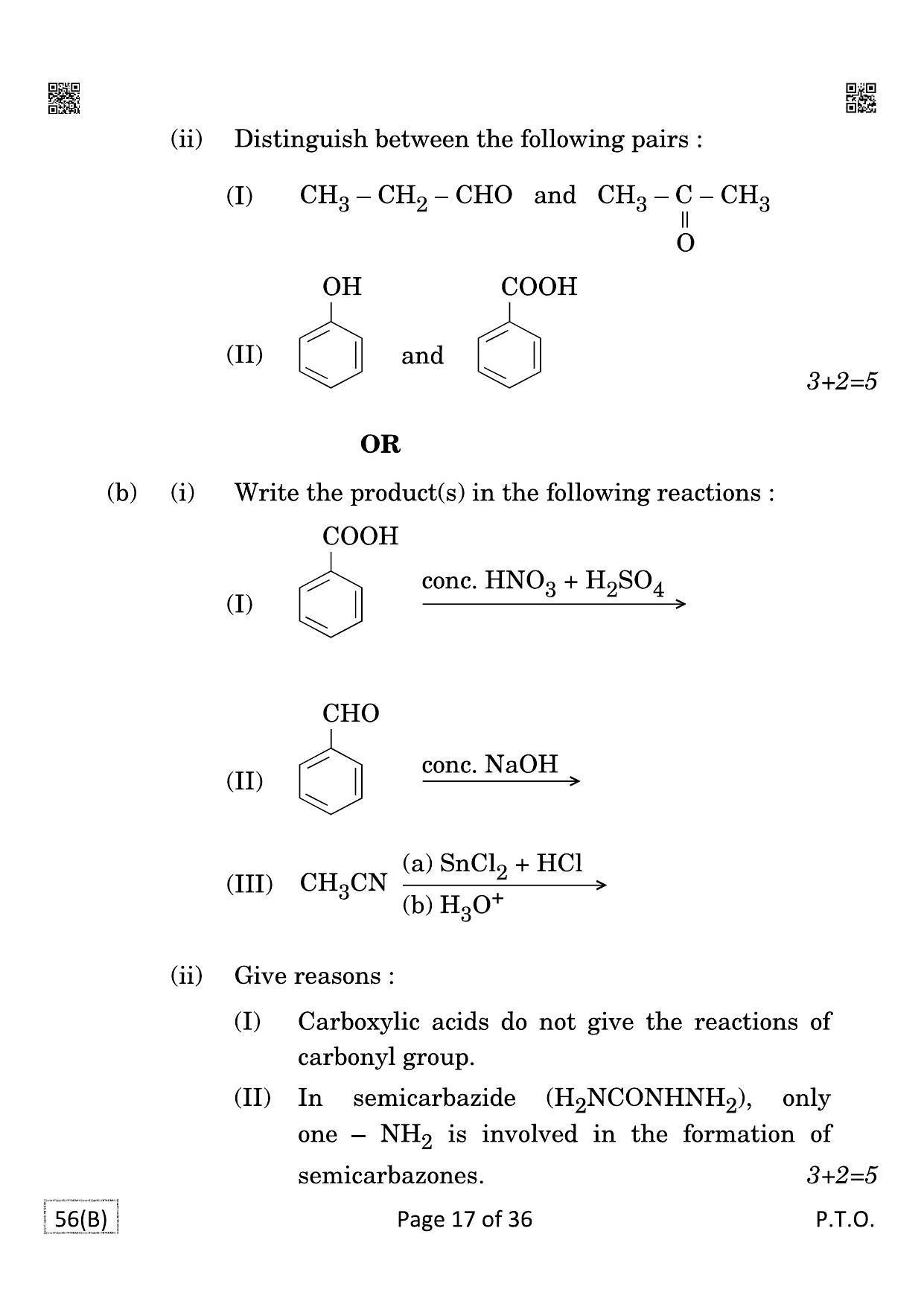 CBSE Class 12 QP_043_CHEMISTRY_FOR_BLIND_CANDIDATES 2021 Compartment Question Paper - Page 17