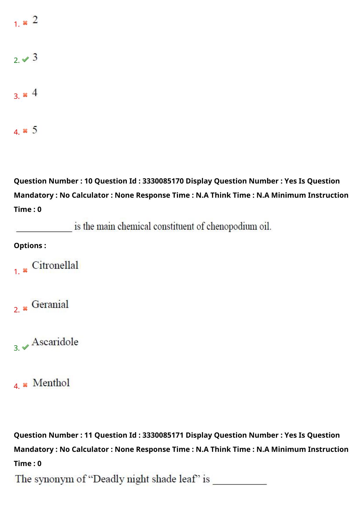 AP PGECET 2024 Pharmacy Question Paper with Preliminary Key - Page 7