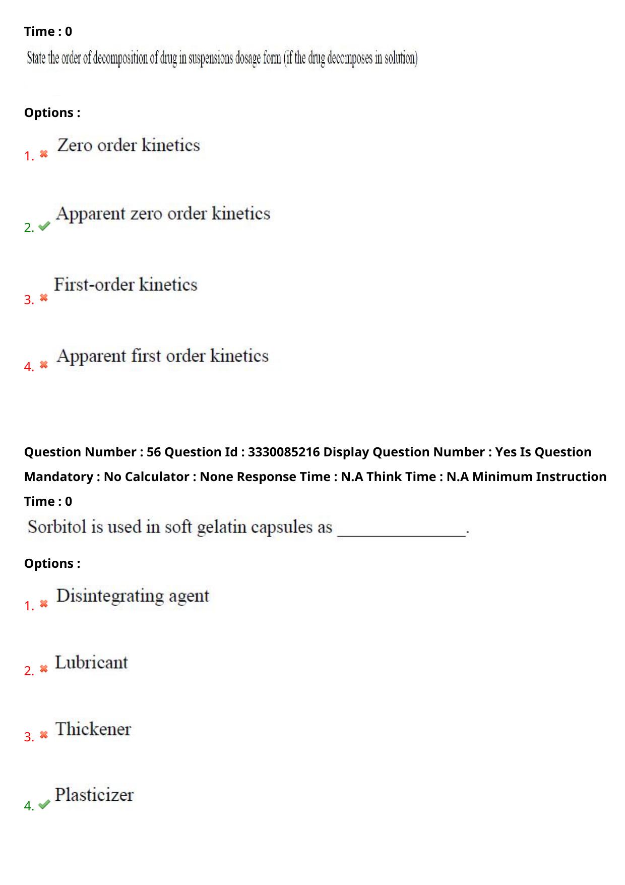 AP PGECET 2024 Pharmacy Question Paper with Preliminary Key - Page 32