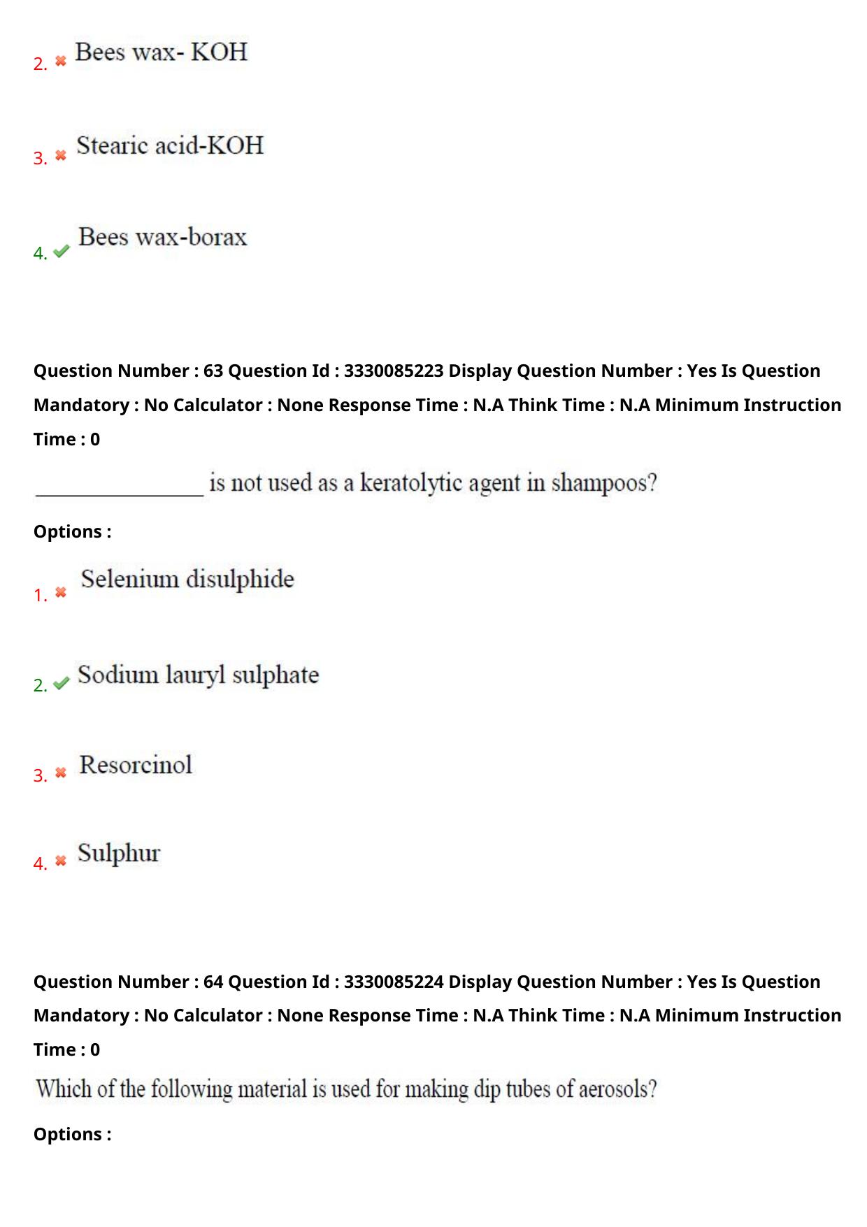 AP PGECET 2024 Pharmacy Question Paper with Preliminary Key - Page 36