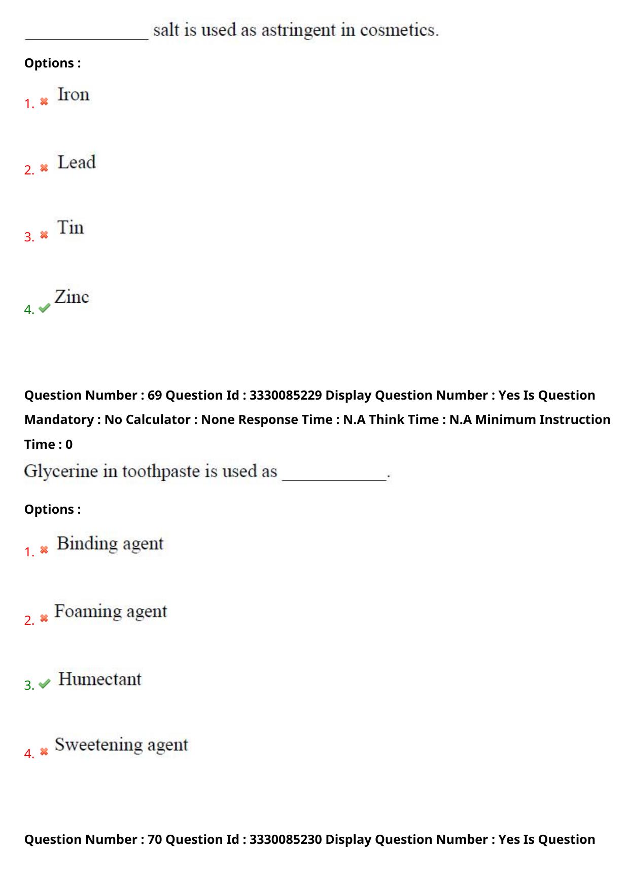 AP PGECET 2024 Pharmacy Question Paper with Preliminary Key - Page 39