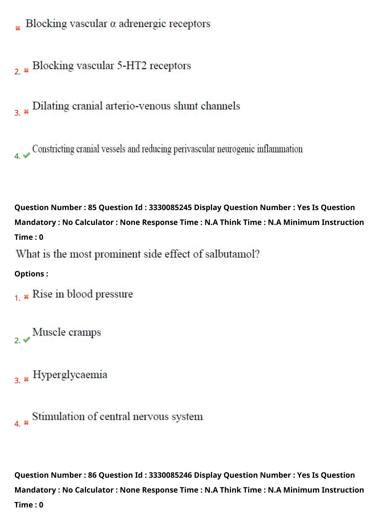 AP PGECET 2024 Pharmacy Question Paper with Preliminary Key - Page 48