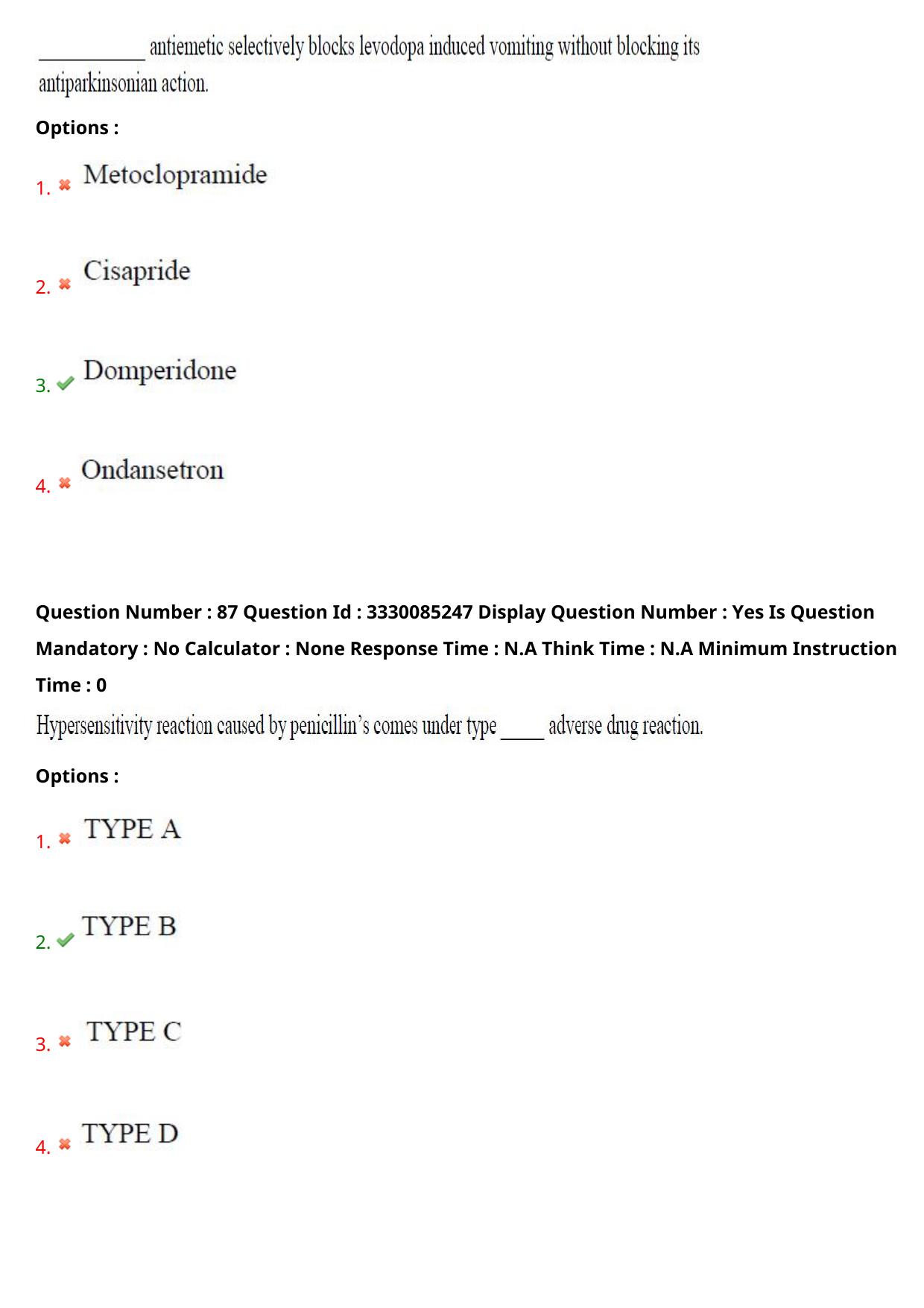 AP PGECET 2024 Pharmacy Question Paper with Preliminary Key - Page 49