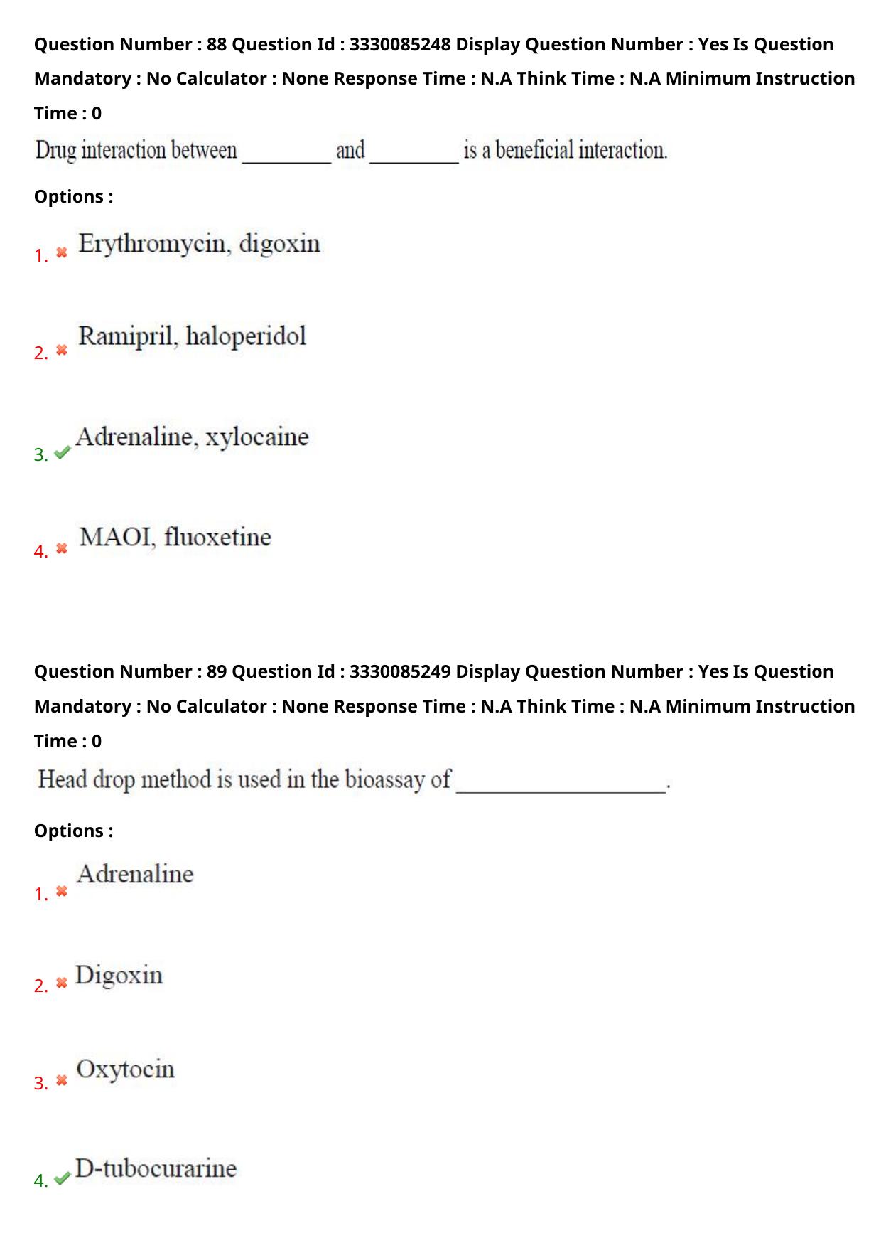 AP PGECET 2024 Pharmacy Question Paper with Preliminary Key - Page 50