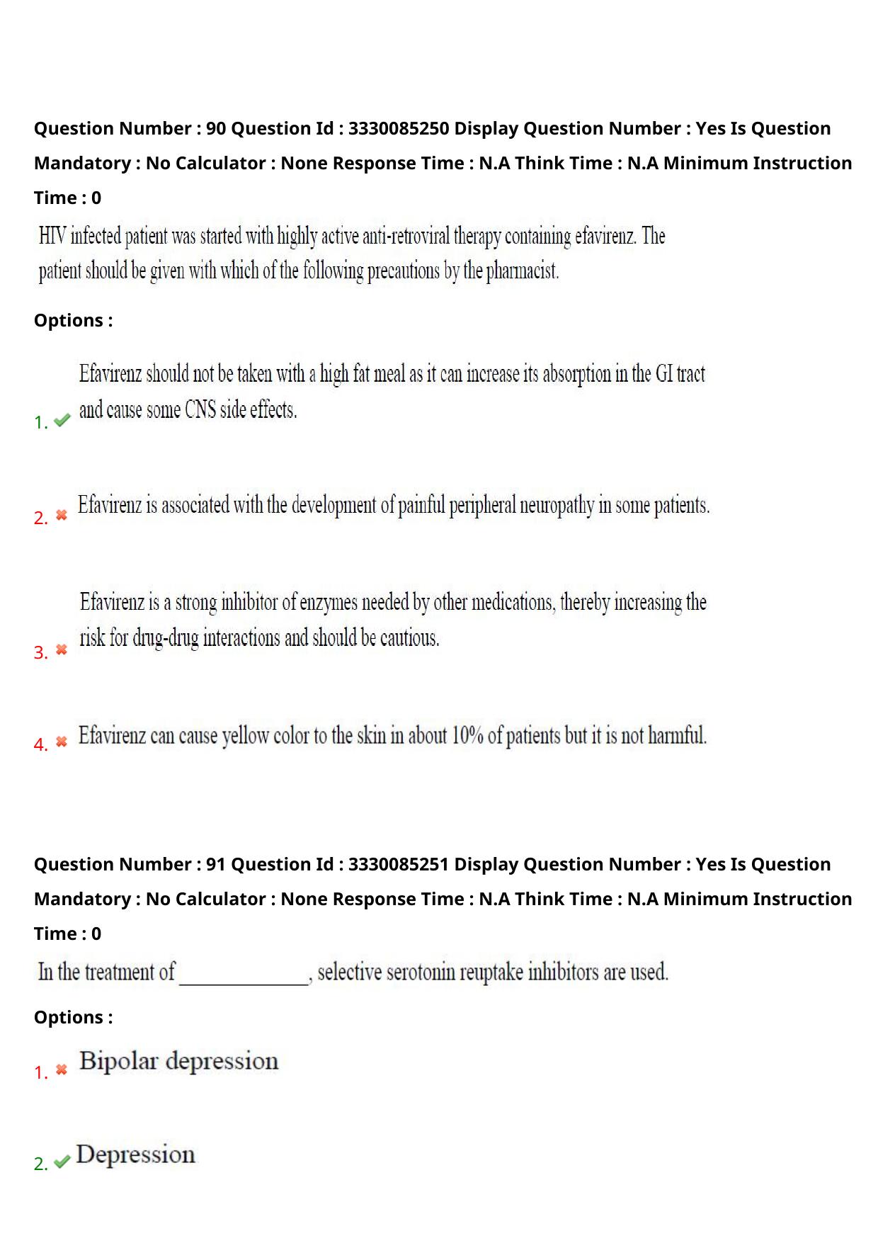 AP PGECET 2024 Pharmacy Question Paper with Preliminary Key - Page 51