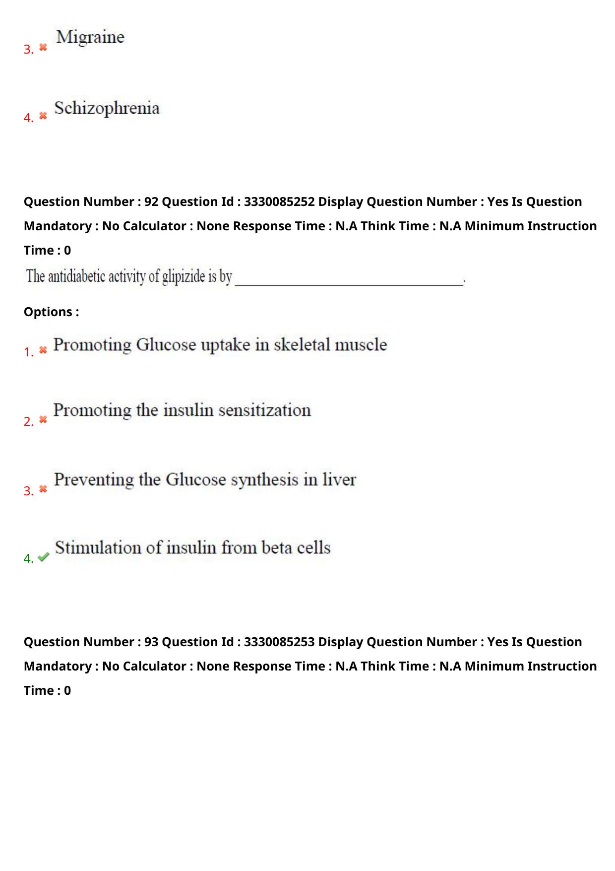 AP PGECET 2024 Pharmacy Question Paper with Preliminary Key - Page 52