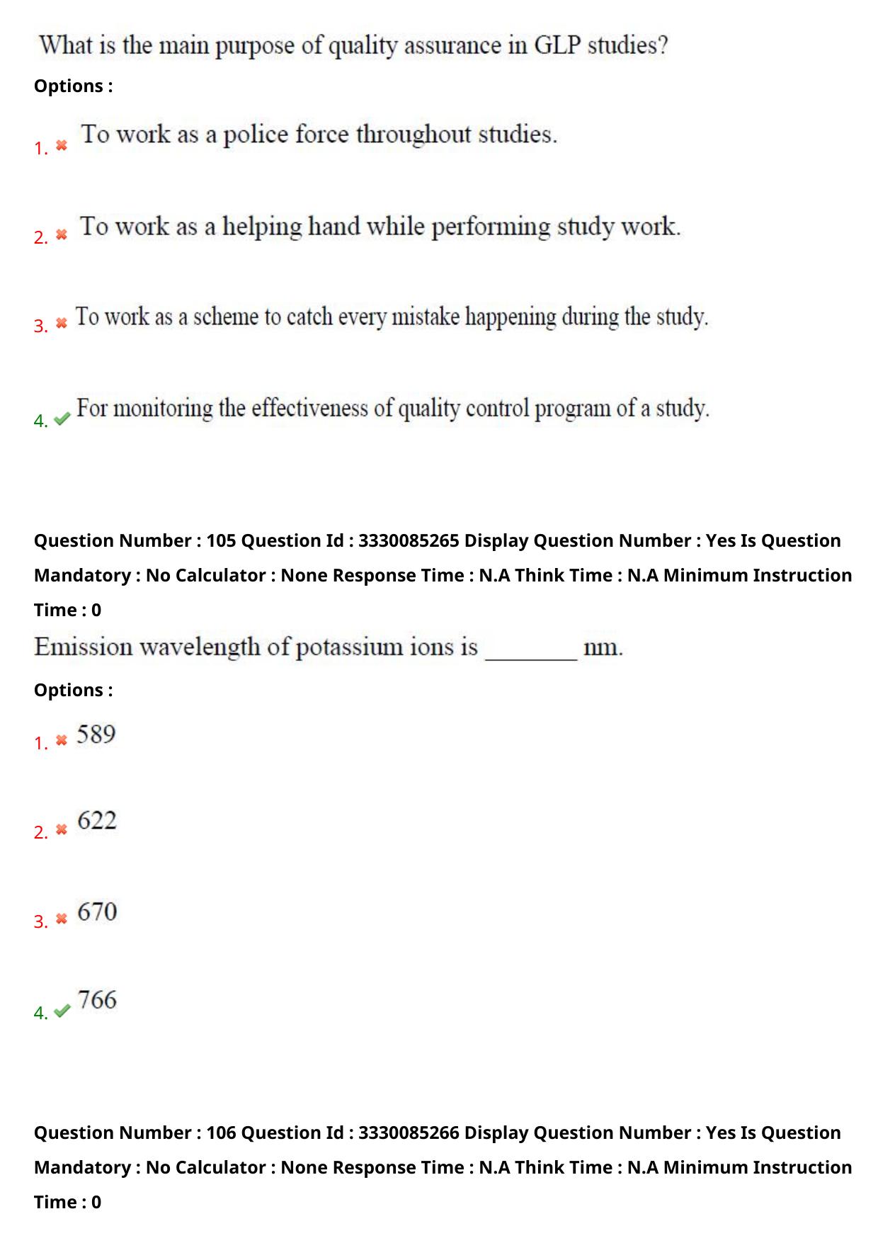 AP PGECET 2024 Pharmacy Question Paper with Preliminary Key - Page 59