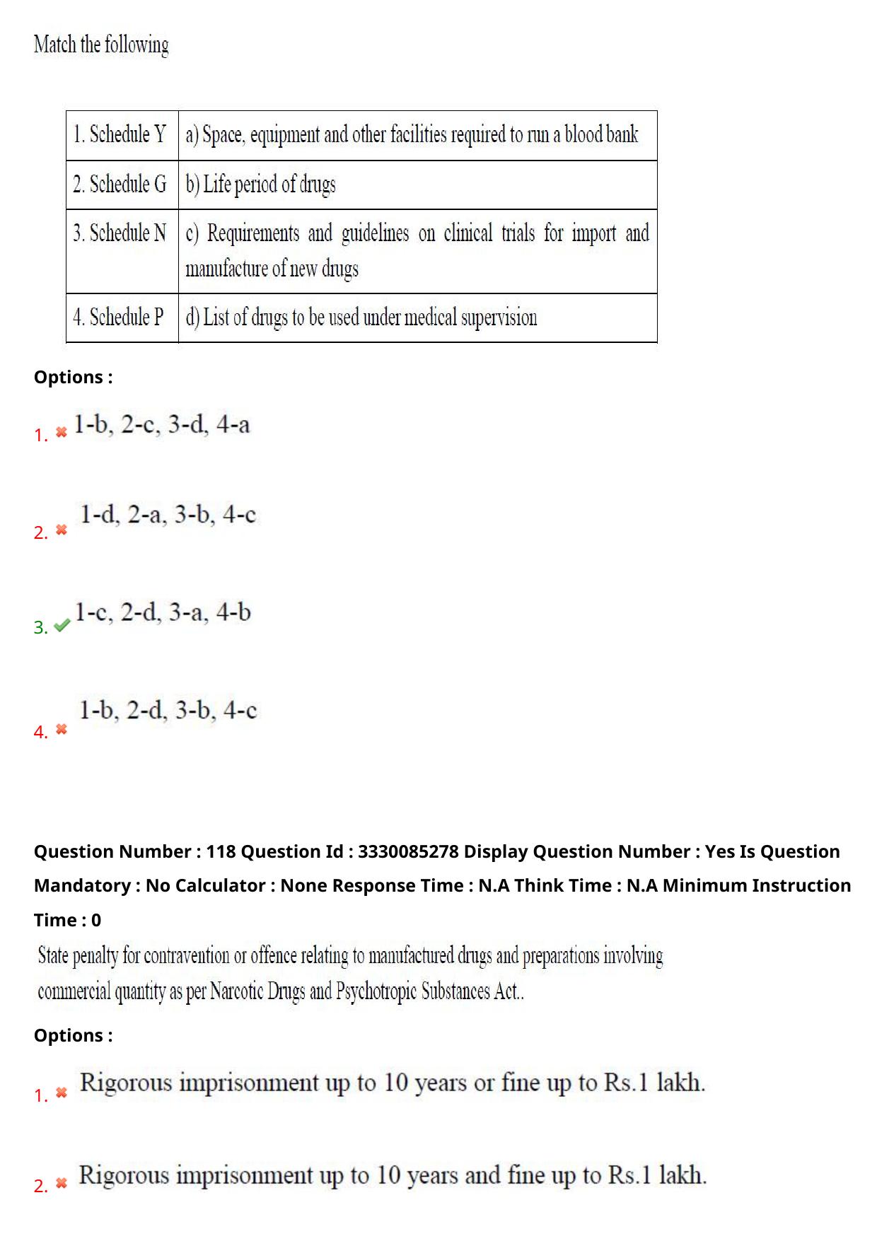 AP PGECET 2024 Pharmacy Question Paper with Preliminary Key - Page 66