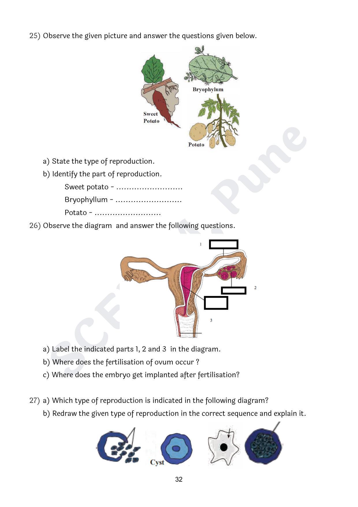 Maharashtra Board Class 10 Science Part II (English Medium) 2023 Question Bank - Page 32