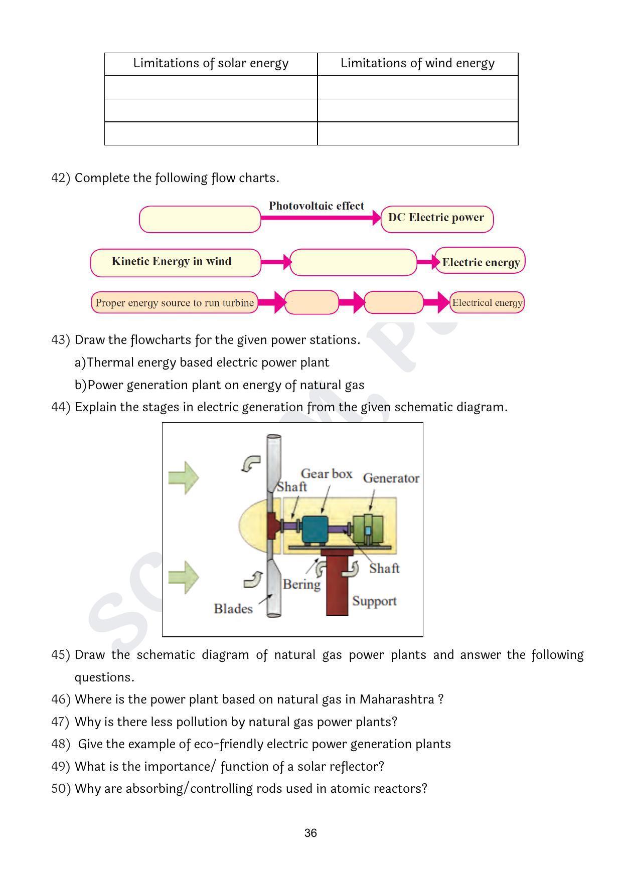 Maharashtra Board Class 10 Science Part II (English Medium) 2023 Question Bank - Page 36