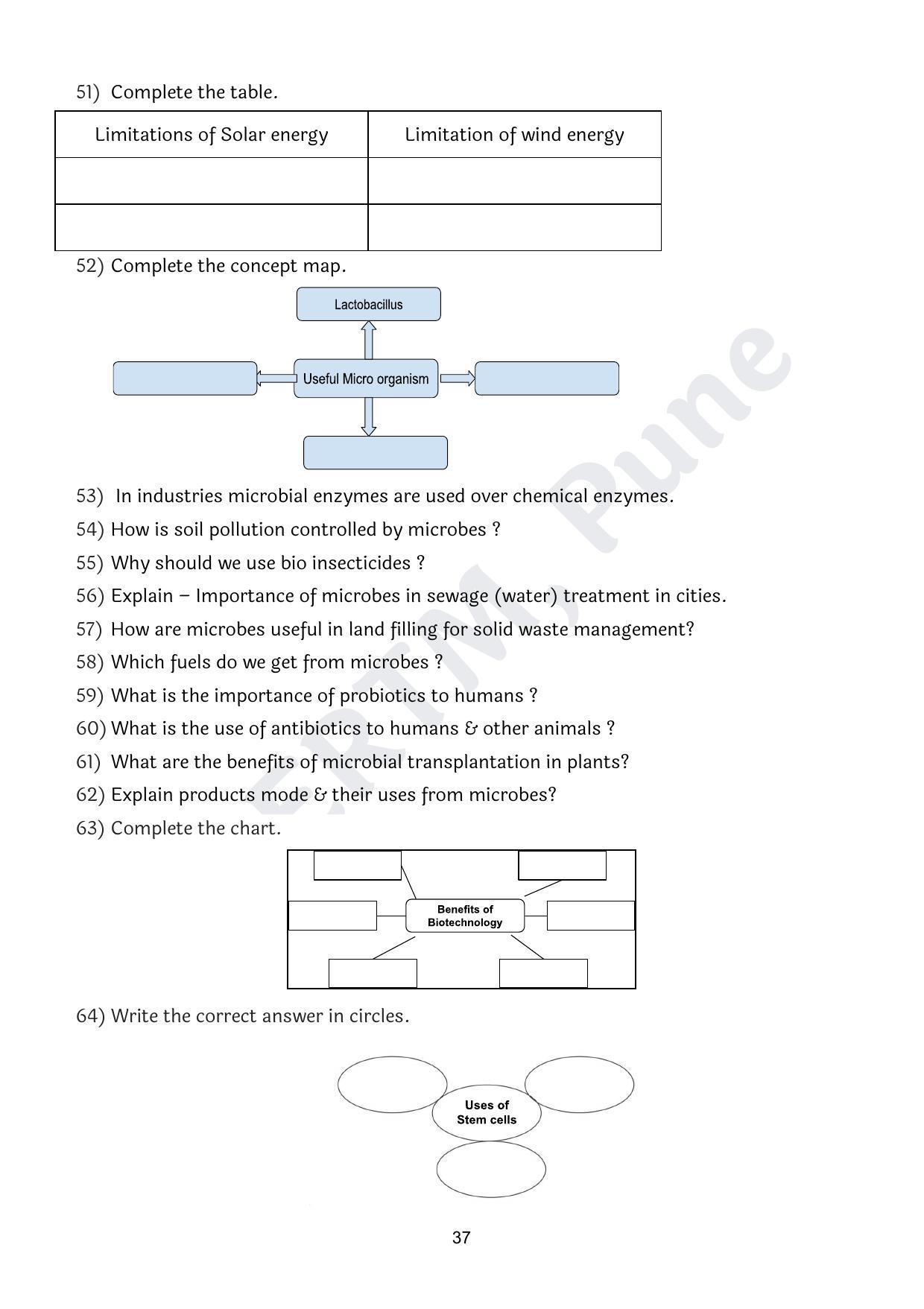 Maharashtra Board Class 10 Science Part II (English Medium) 2023 Question Bank - Page 37