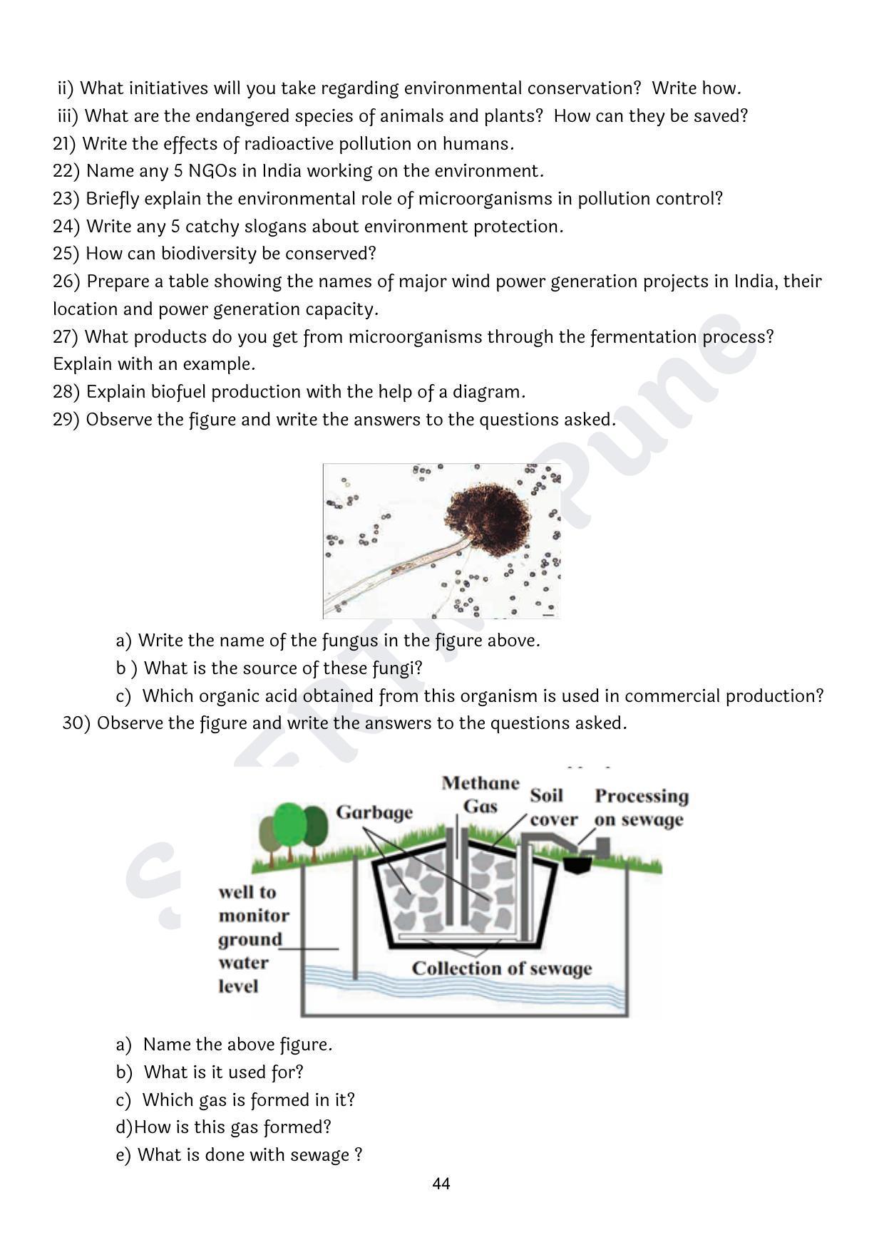 Maharashtra Board Class 10 Science Part II (English Medium) 2023 Question Bank - Page 44