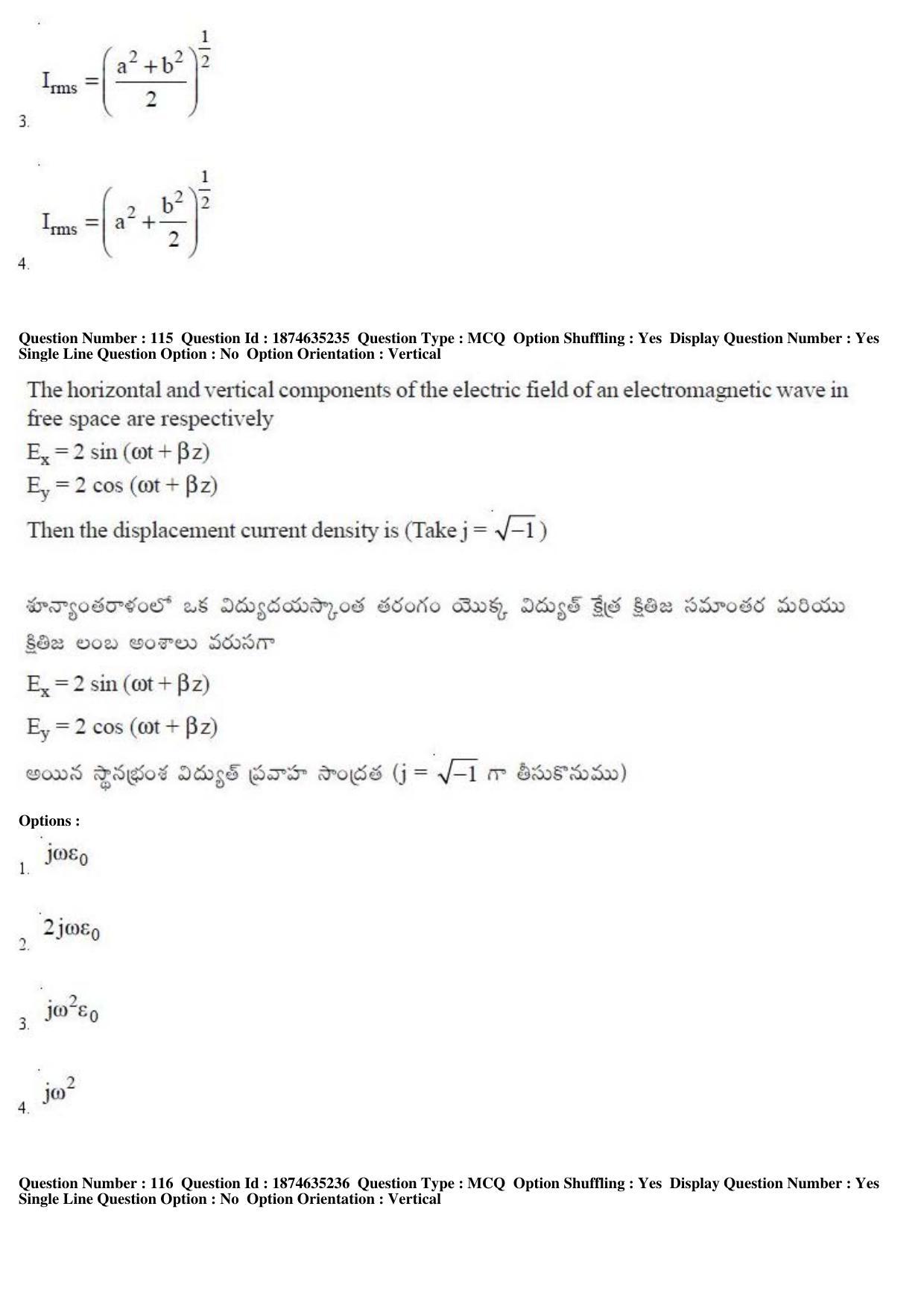 TS EAMCET 2019 Agriculture and Medical Question Paper with Key (24 April 2019 Afternoon) - Page 91