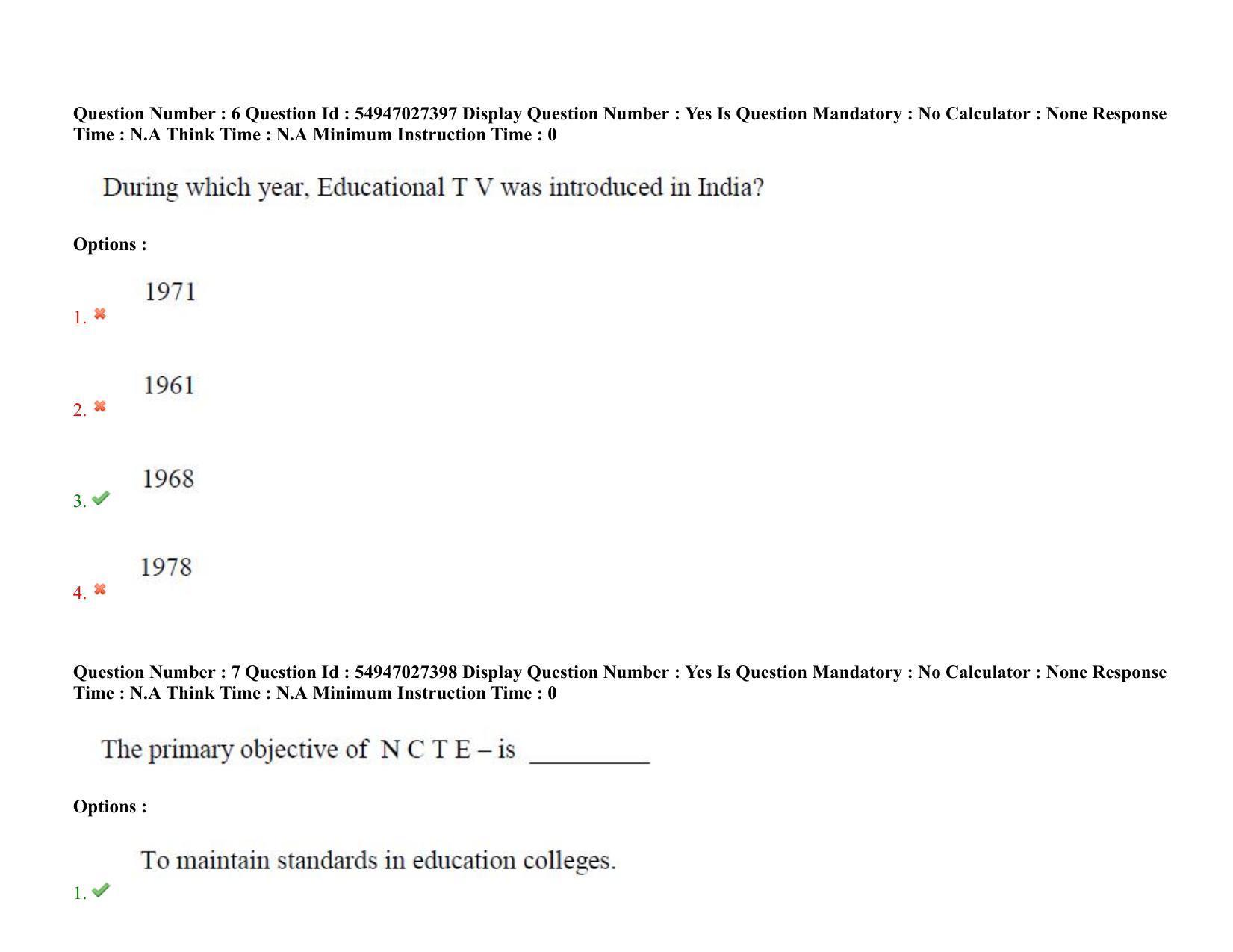 AP RCET 2022: Botany - 17/10/2022 (Monday) Session-I Question Paper With keys - Page 6