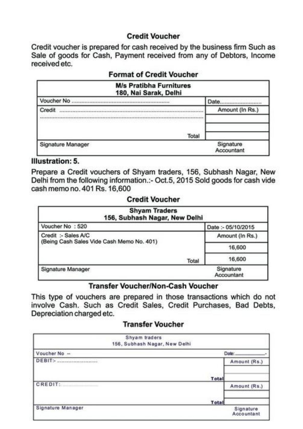 Class 11 Notes, Question & Practice Paper - Accountancy (Topic 3 : Recording of Transactions) - Page 17