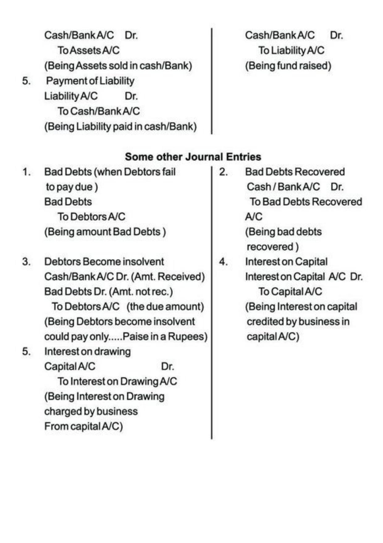 Class 11 Notes, Question & Practice Paper - Accountancy (Topic 3 : Recording of Transactions) - Page 23
